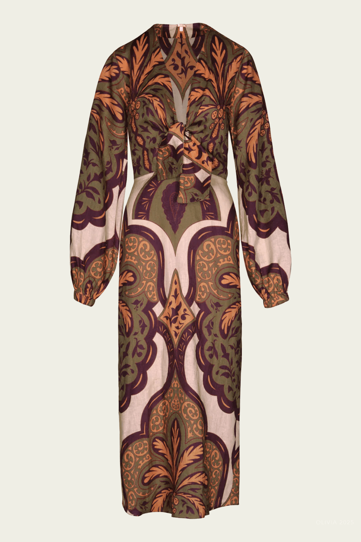 Across Paradise Dress in Olive - shop - olivia.com