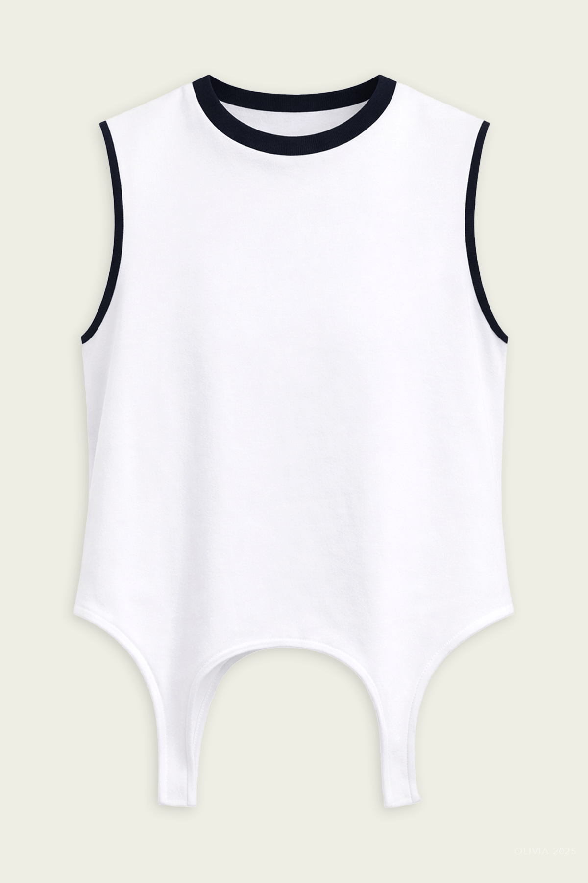 Active Knit Flip Tank in White - shop - olivia.com