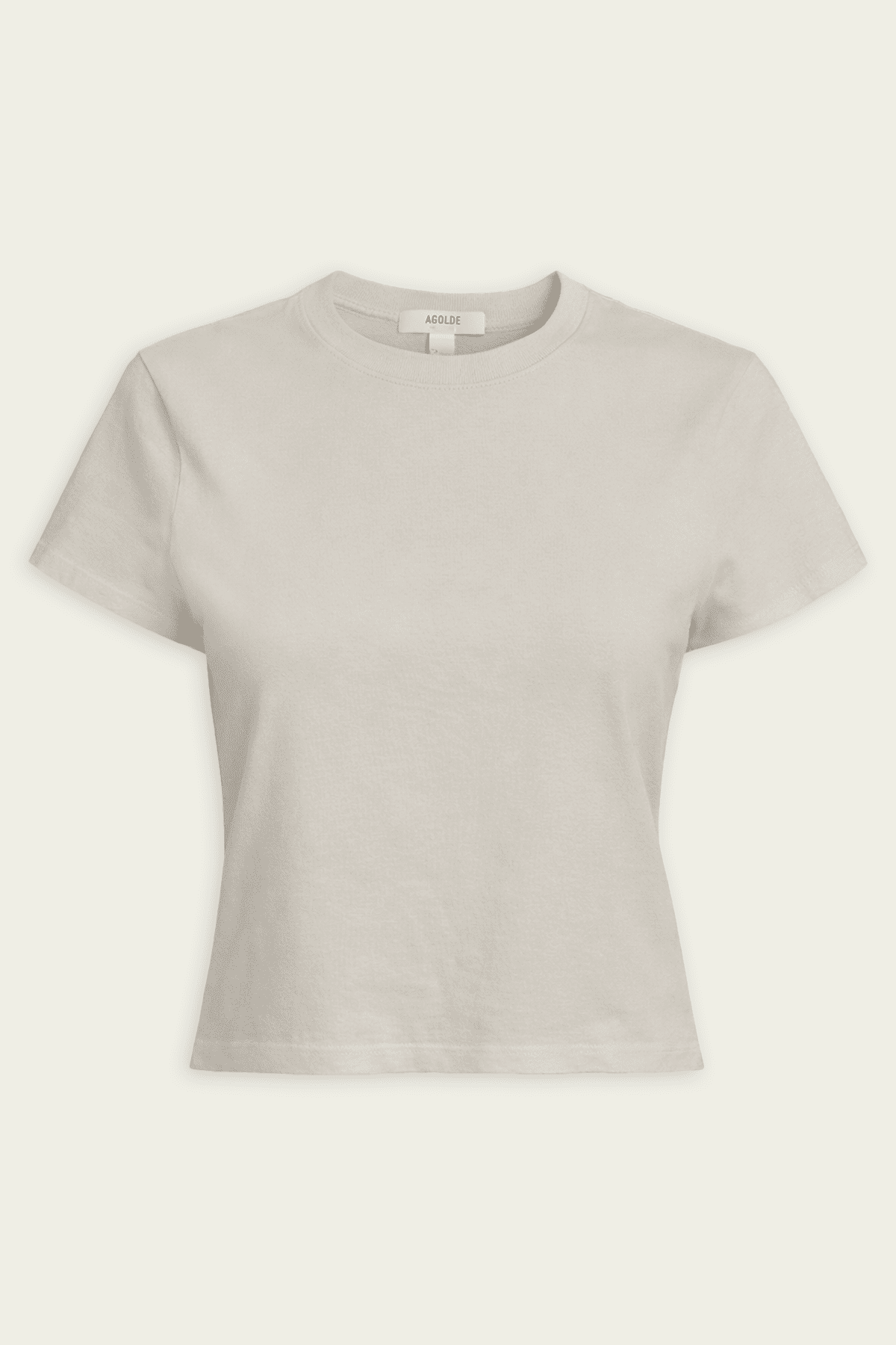 Adine Shrunken Tee in Bone - shop - olivia.com