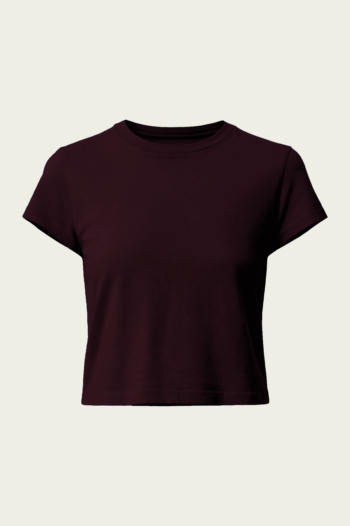 Adine Shrunken Tee in Eggplant - shop - olivia.com