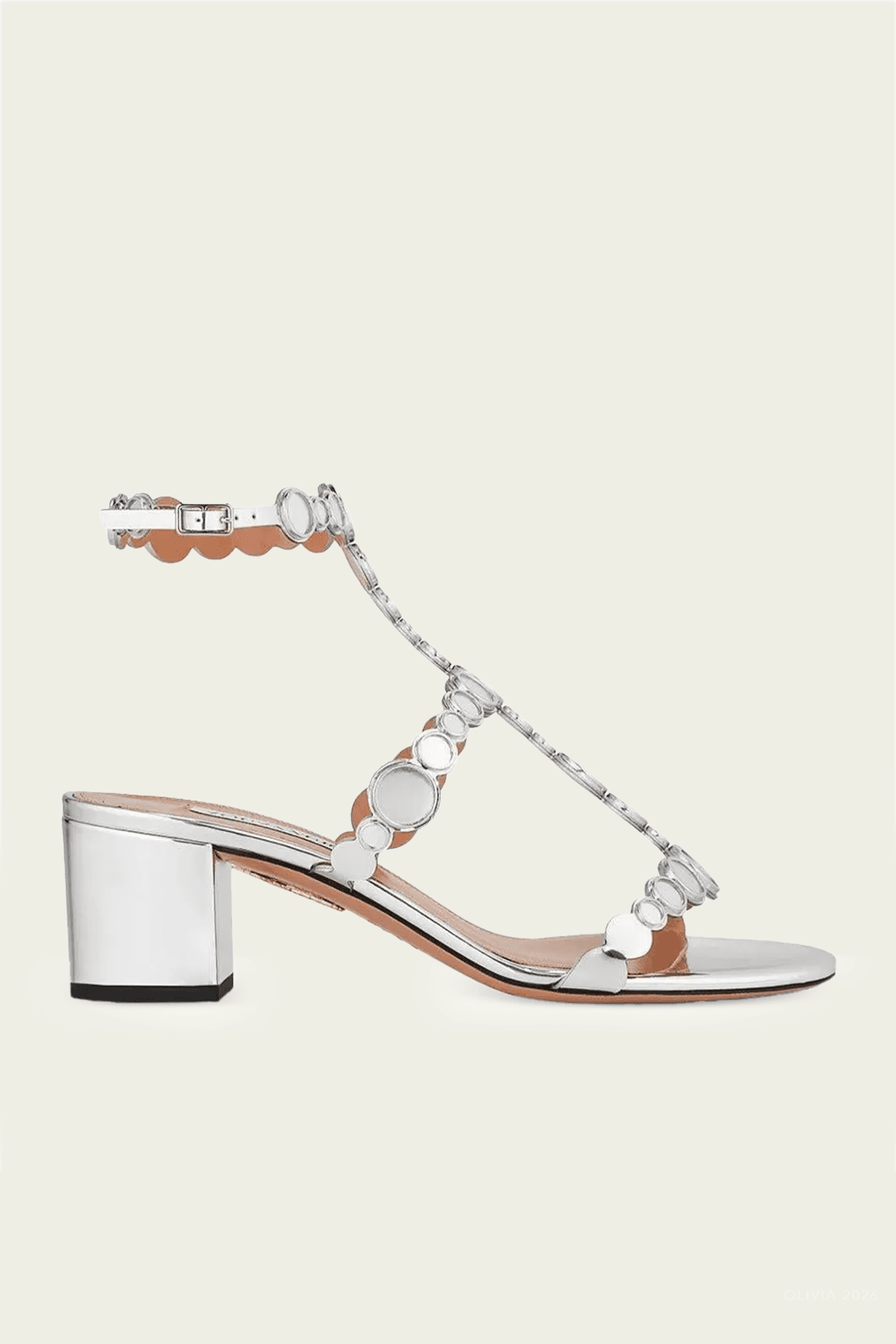 Afterglow Sandal 50 in Silver - shop - olivia.com