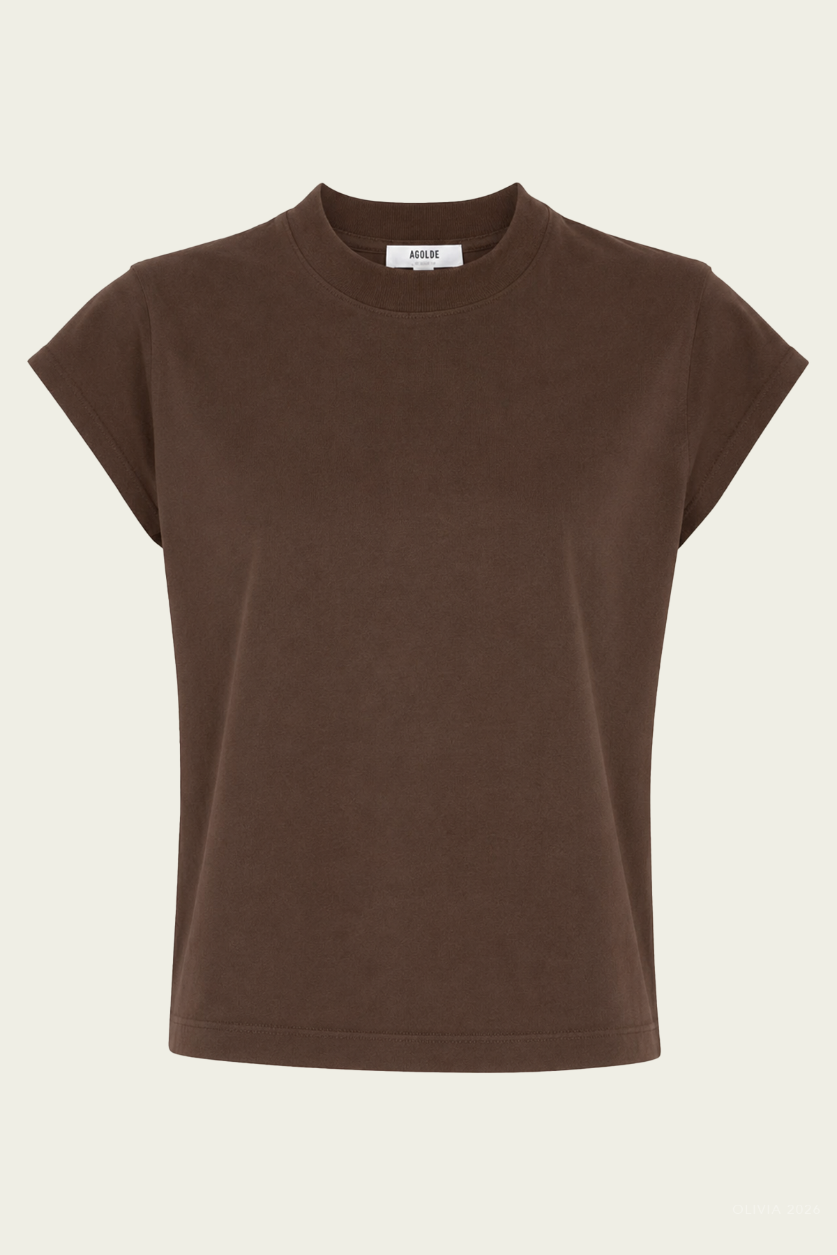 Bryce Cap-Sleeve Tee in Uniform