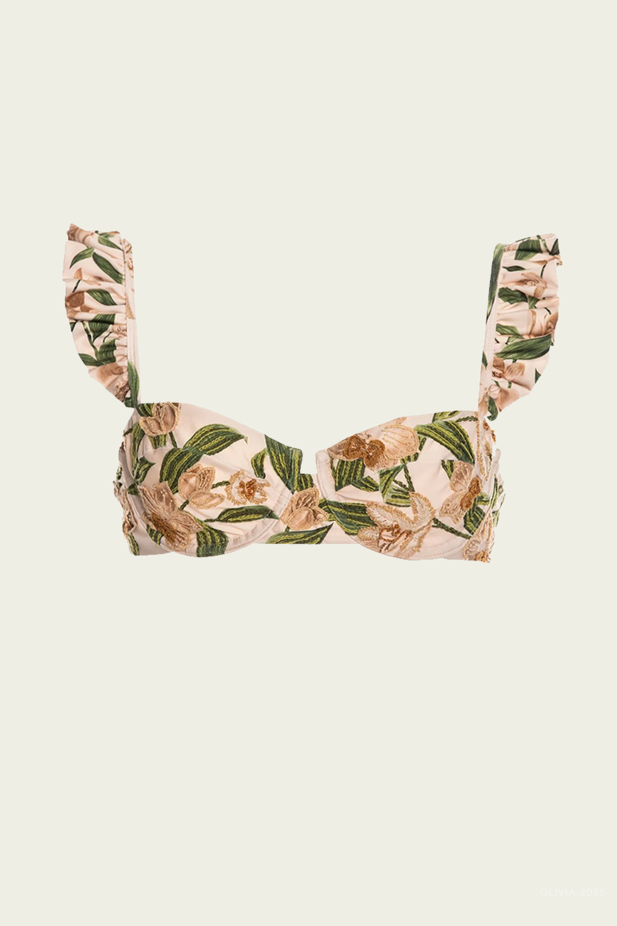 Kiwi Orquidea Bikini Top