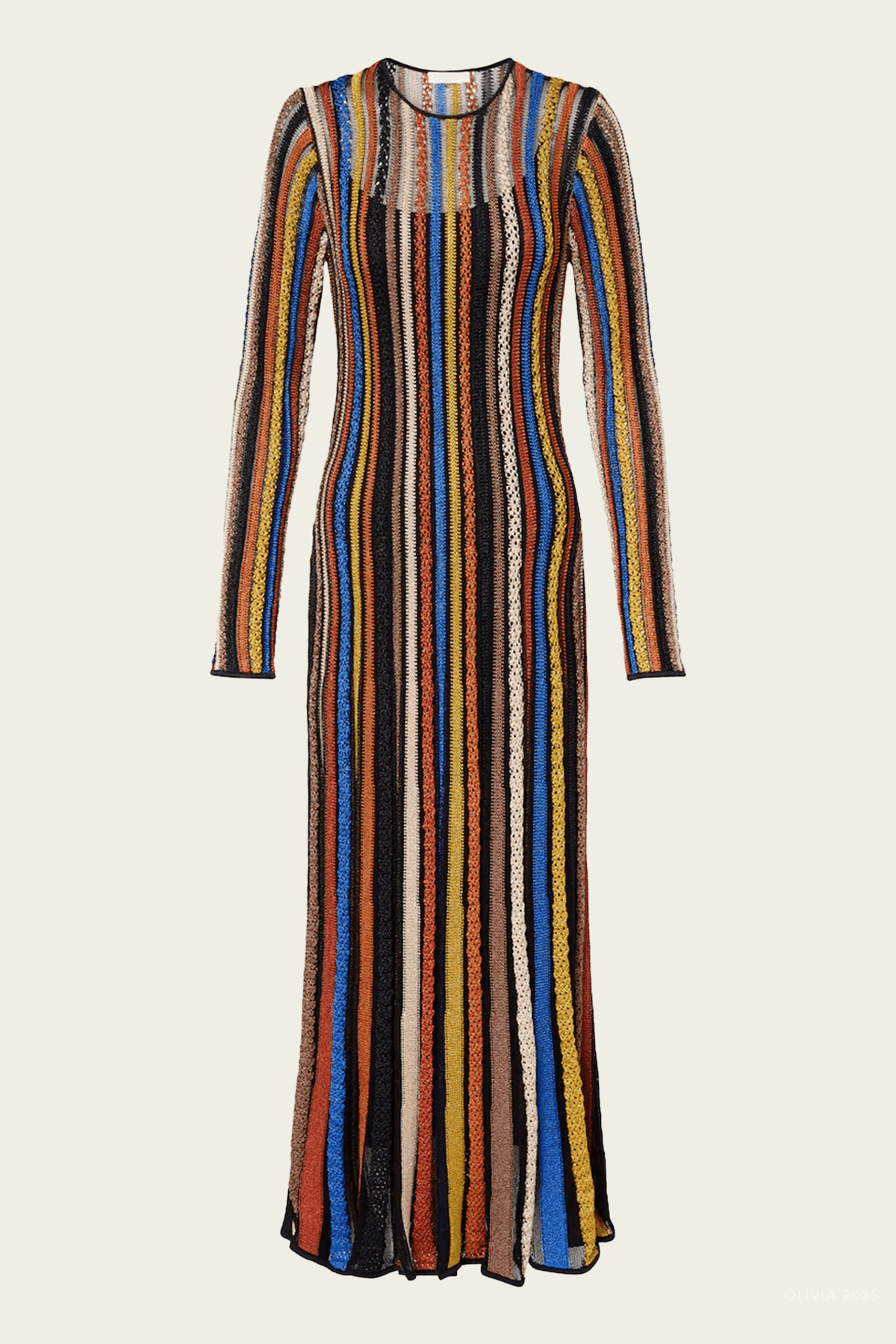 Albie Knit Long Sleeve Knit Dress in Zoisite - shop - olivia.com