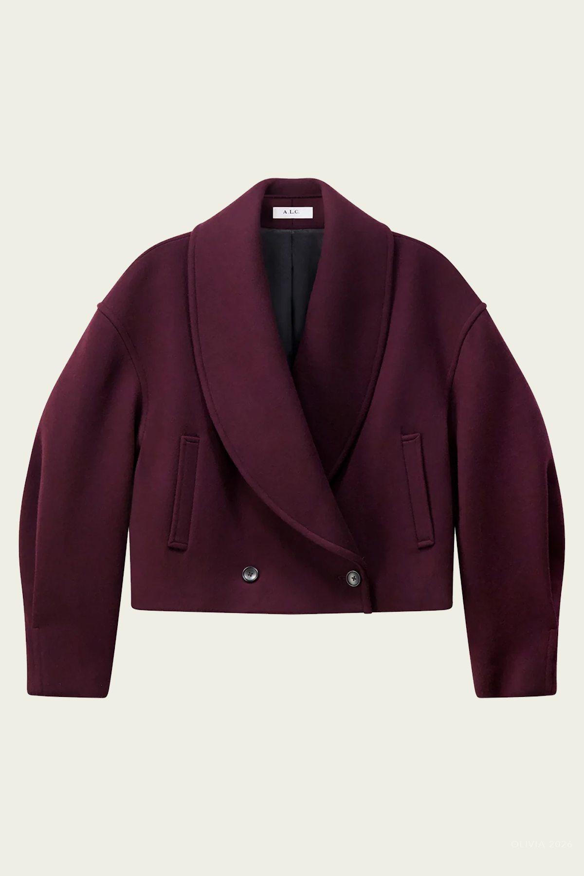 Stella Jacket in Deep Mulberry