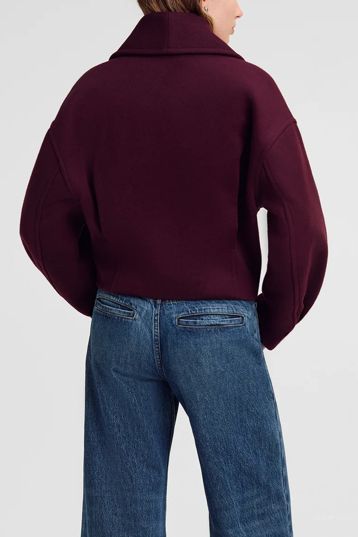 Stella Jacket in Deep Mulberry