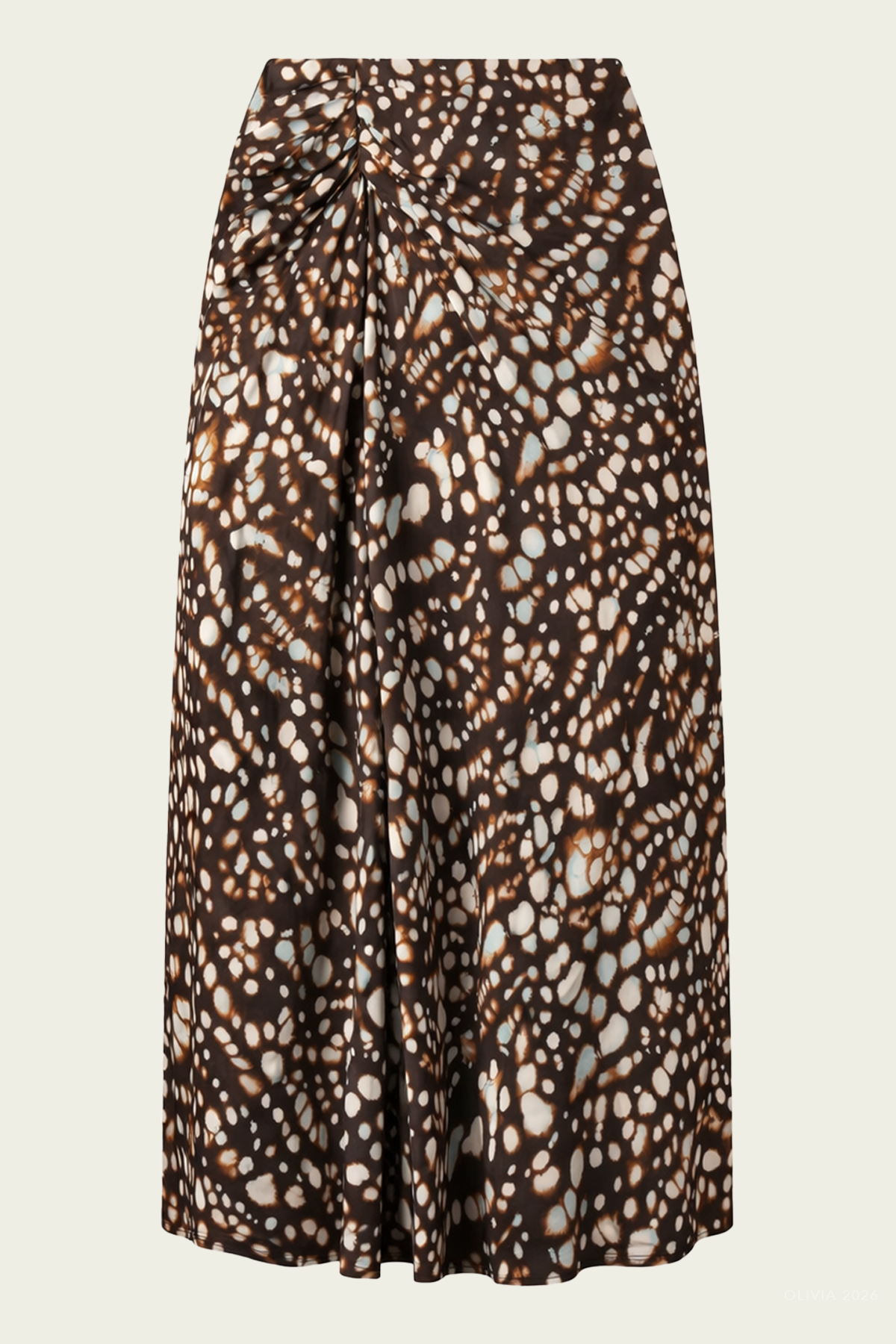 Jean Midi Skirt in Ganache Multi