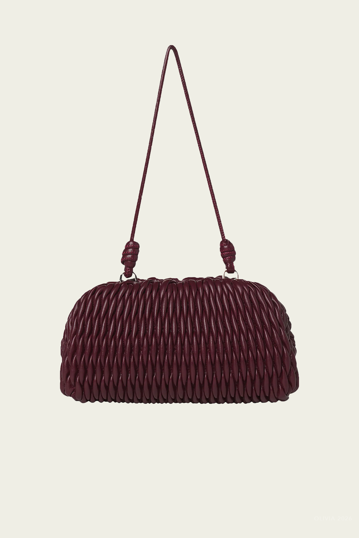 Elio Convertible Clutch Bag in Syrah