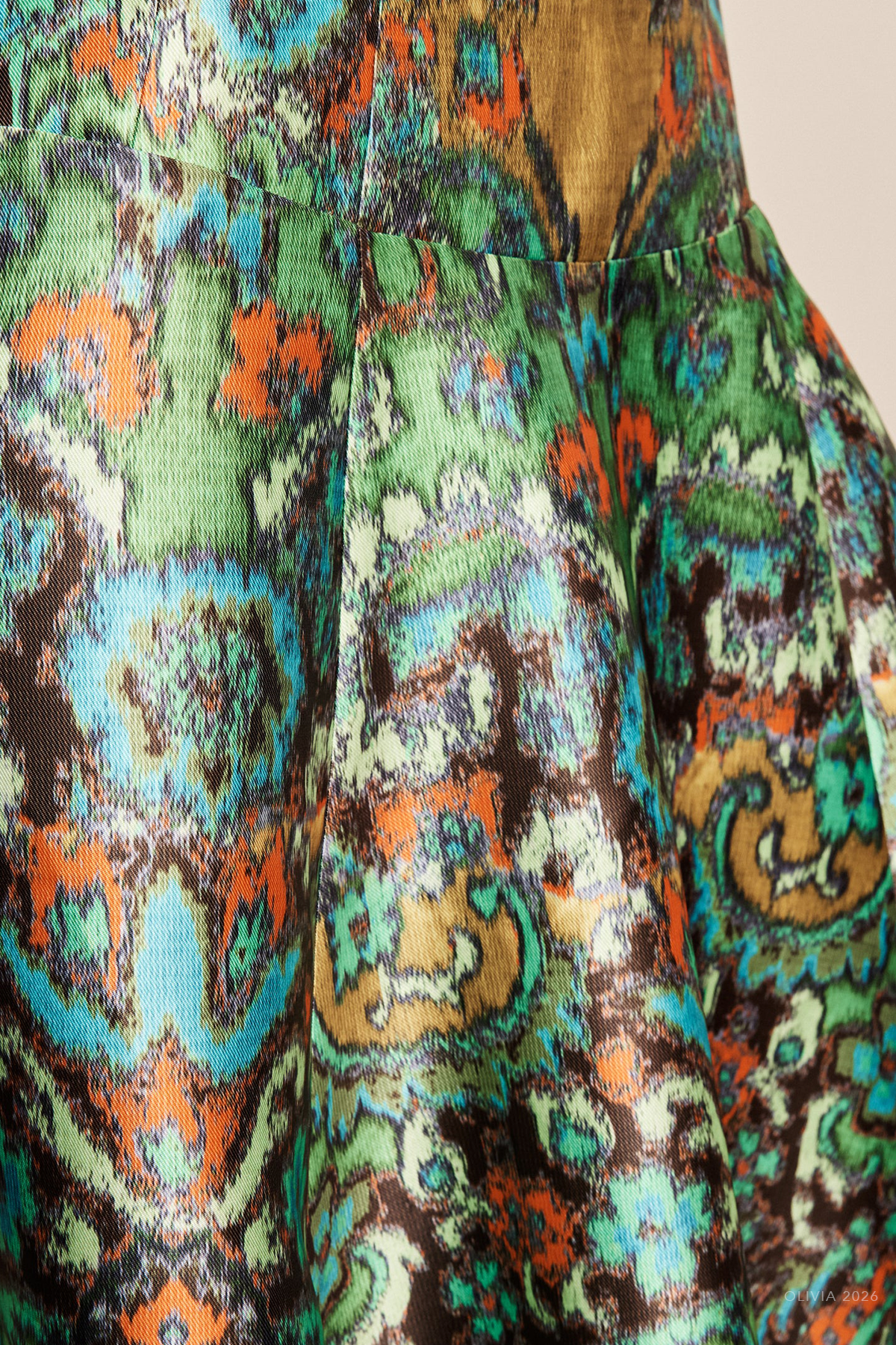 Charlotte Gown in Multicolor