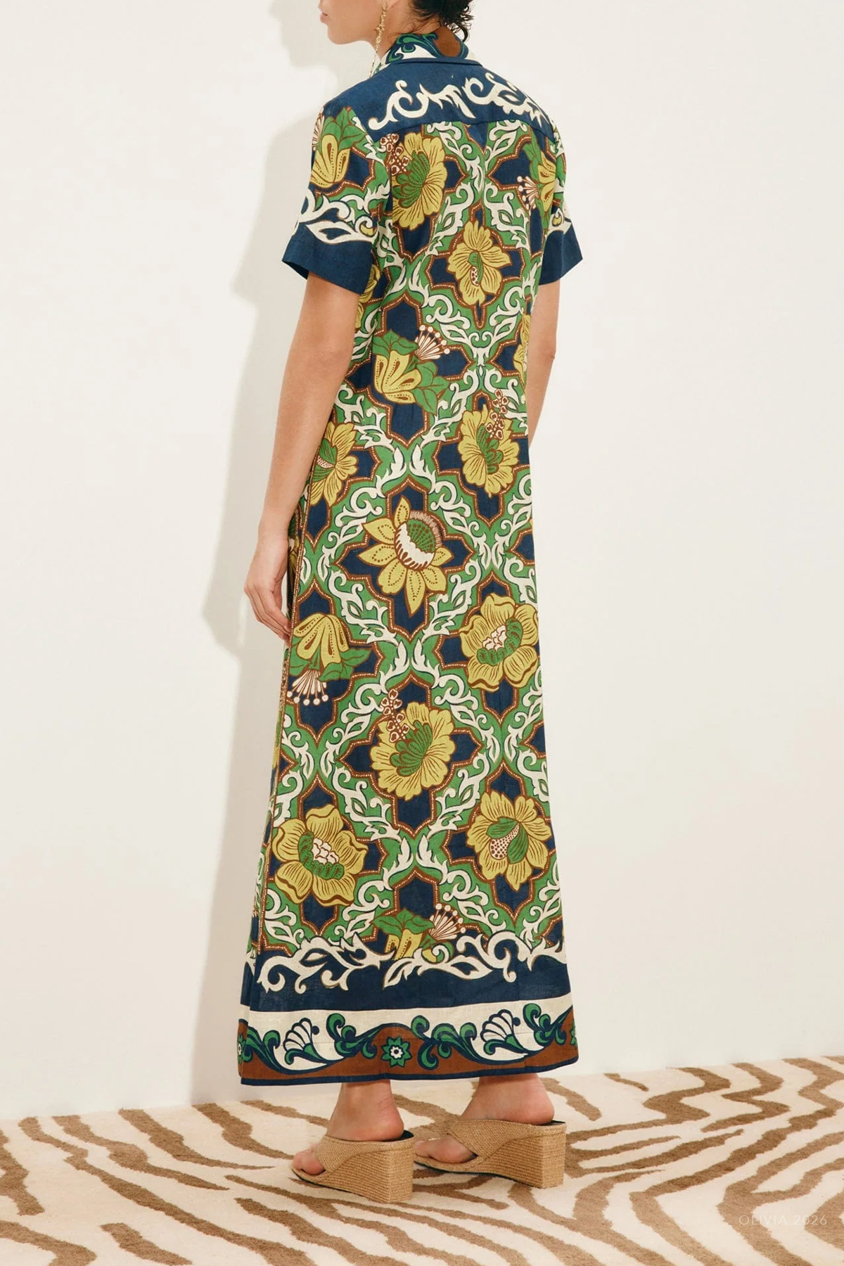 Liana Shirtdress in Multi