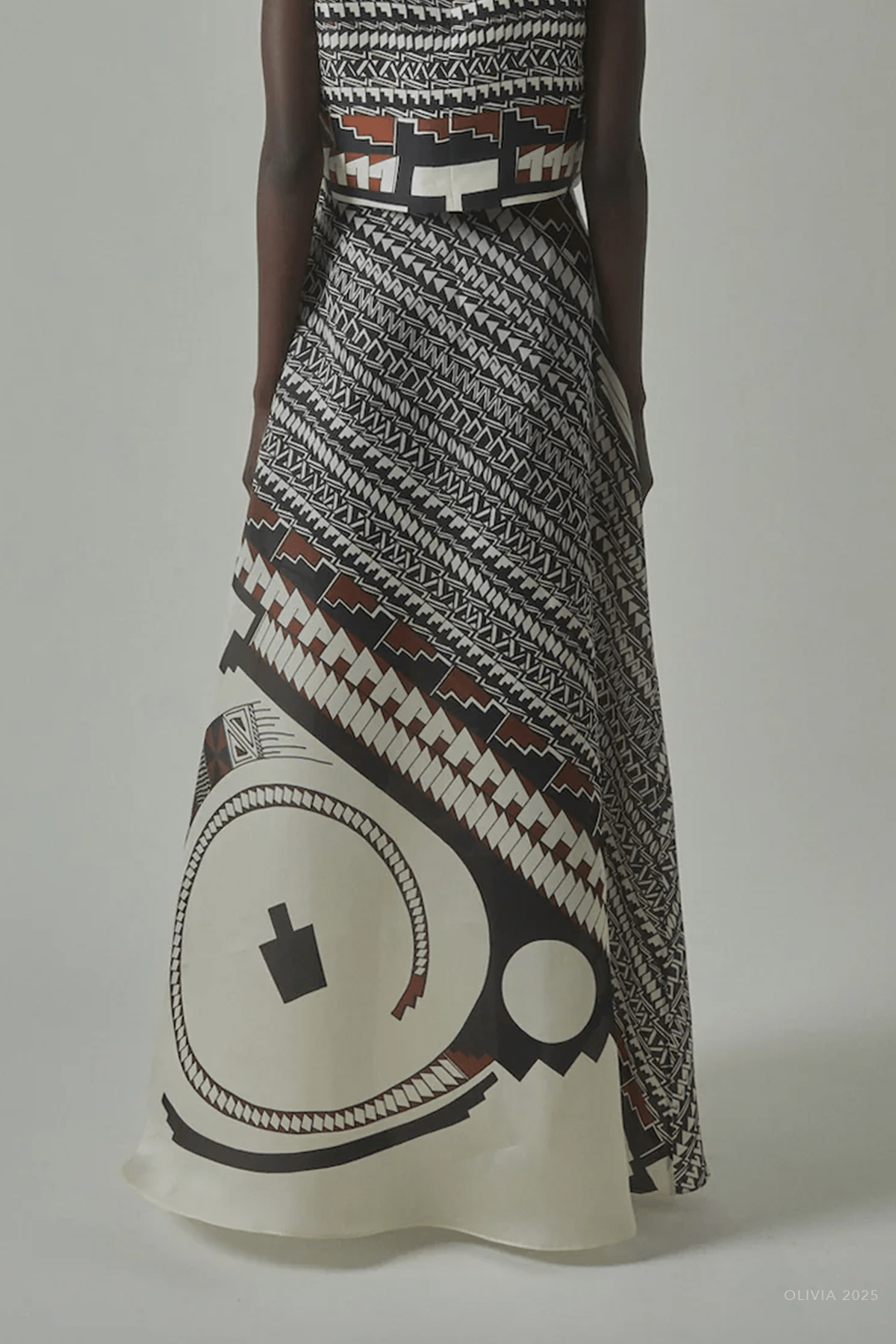 Alex Jurado Skirt in Ivory Multi - shop - olivia.com