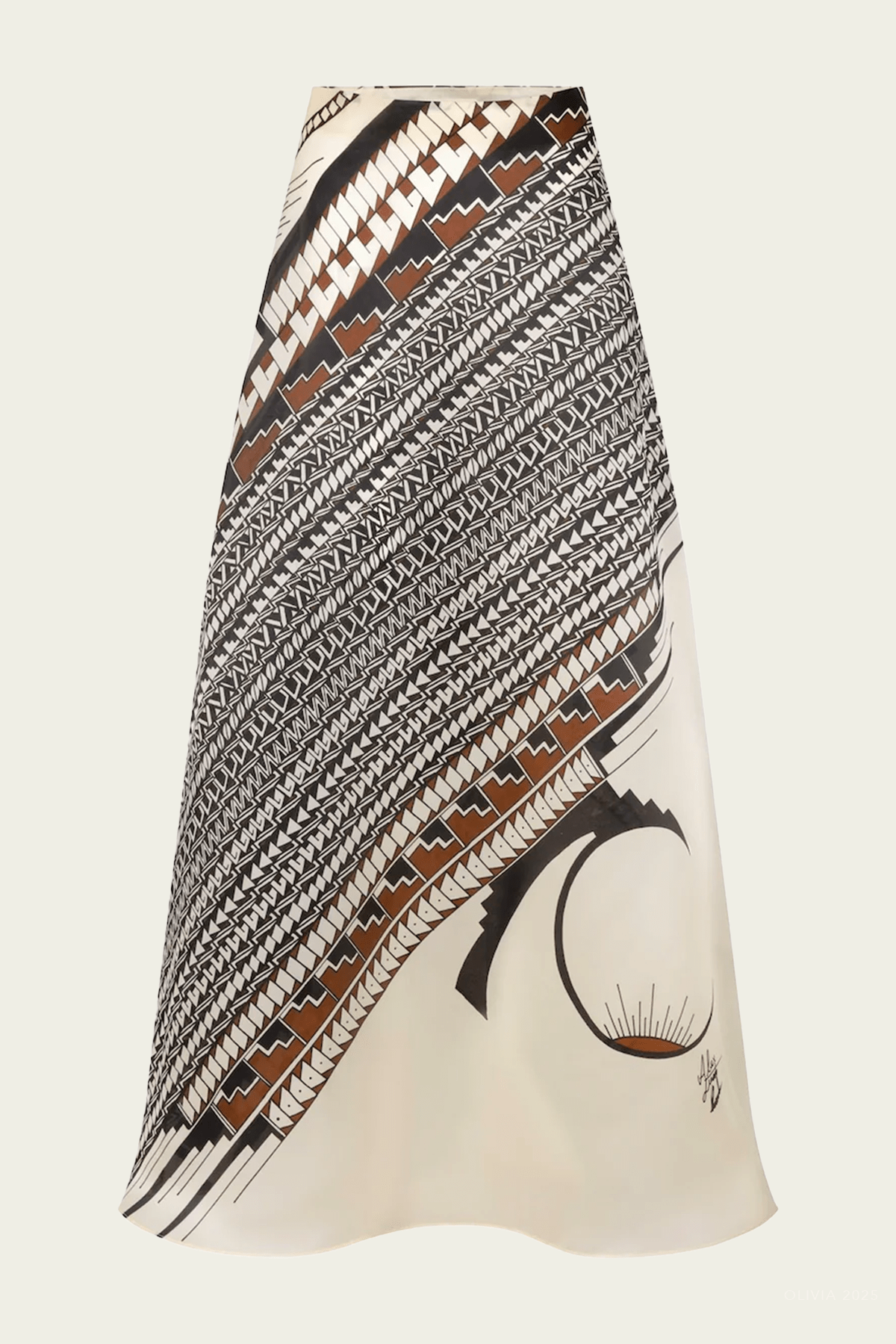 Alex Jurado Skirt in Ivory Multi - shop - olivia.com