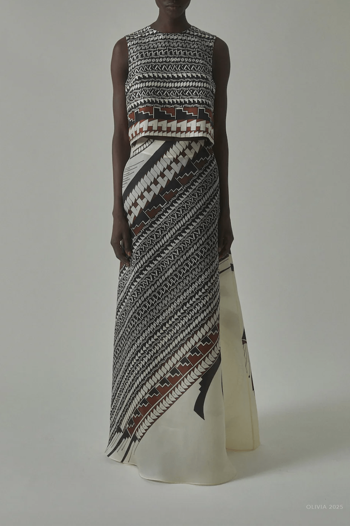 Alex Jurado Skirt in Ivory Multi - shop - olivia.com
