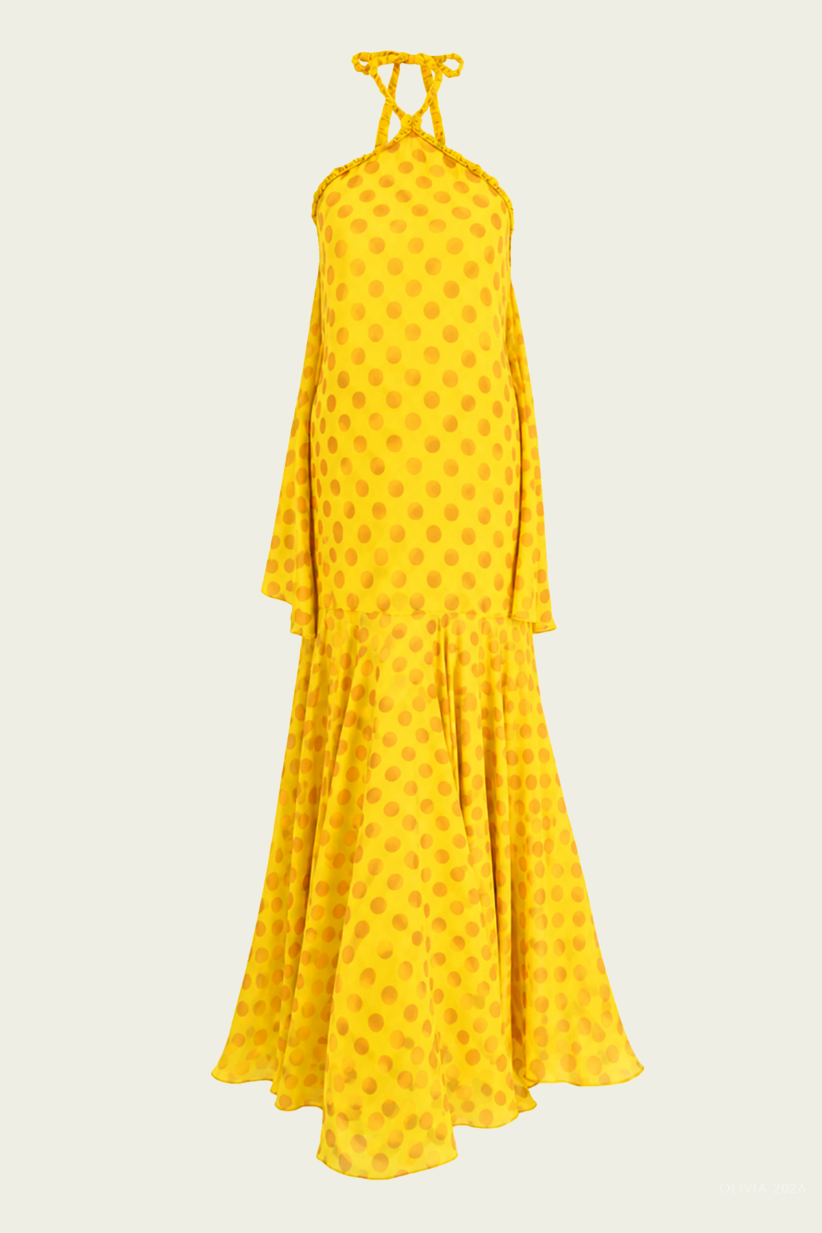 Eze Dress in Topaz Dot