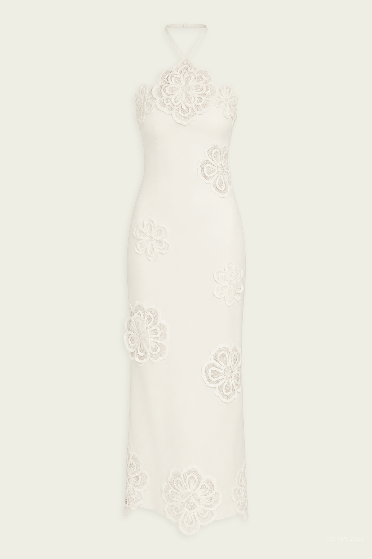Magnoa Maxi Dress in White