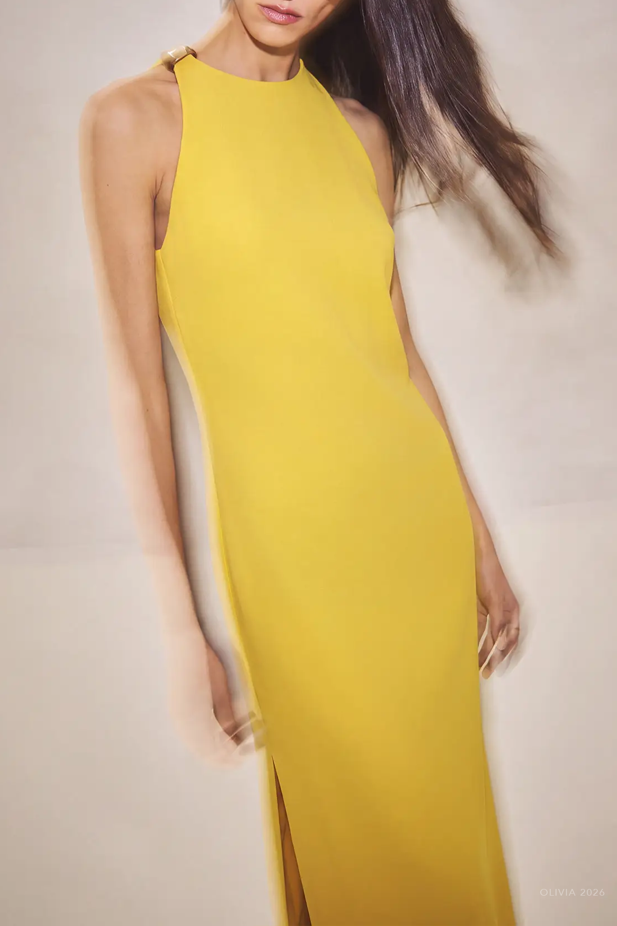 Calysea Maxi Dress in Electric Sun