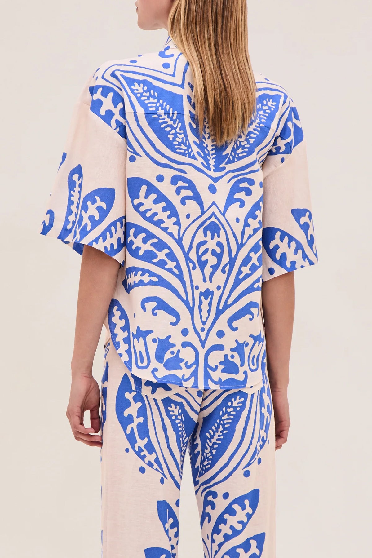 Farad Top in Sapphire Palm