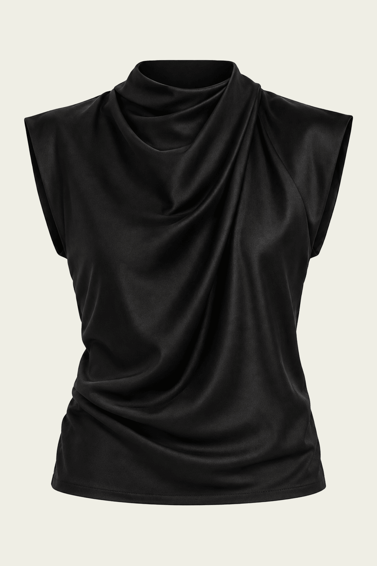 Alicante Top in Caviar - shop-olivia.com