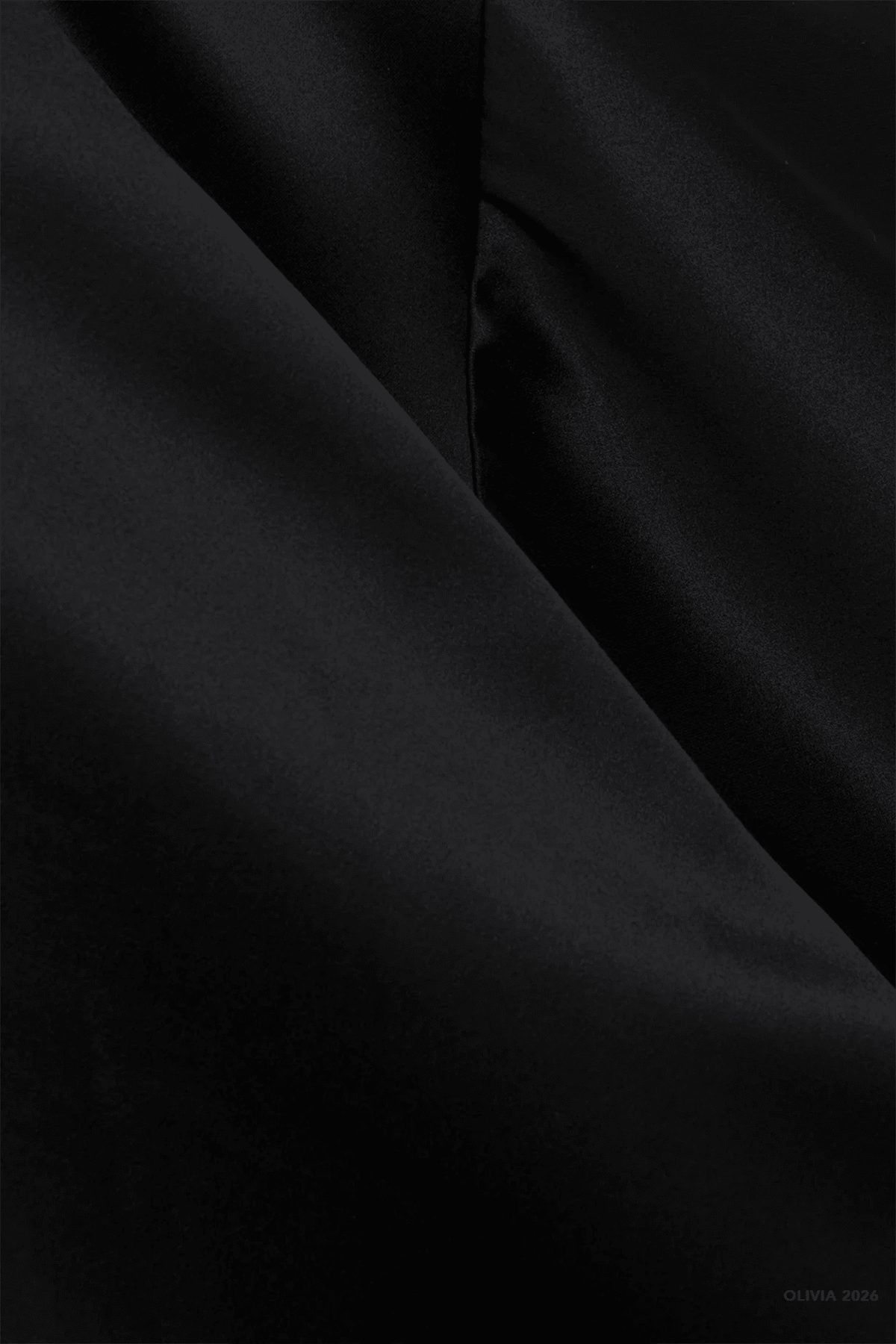 Alina Satin Top in Black - shop-olivia.com