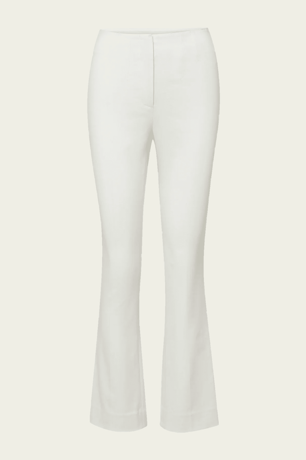 Althea Kick - Flare Pant in Dove White - shop - olivia.com