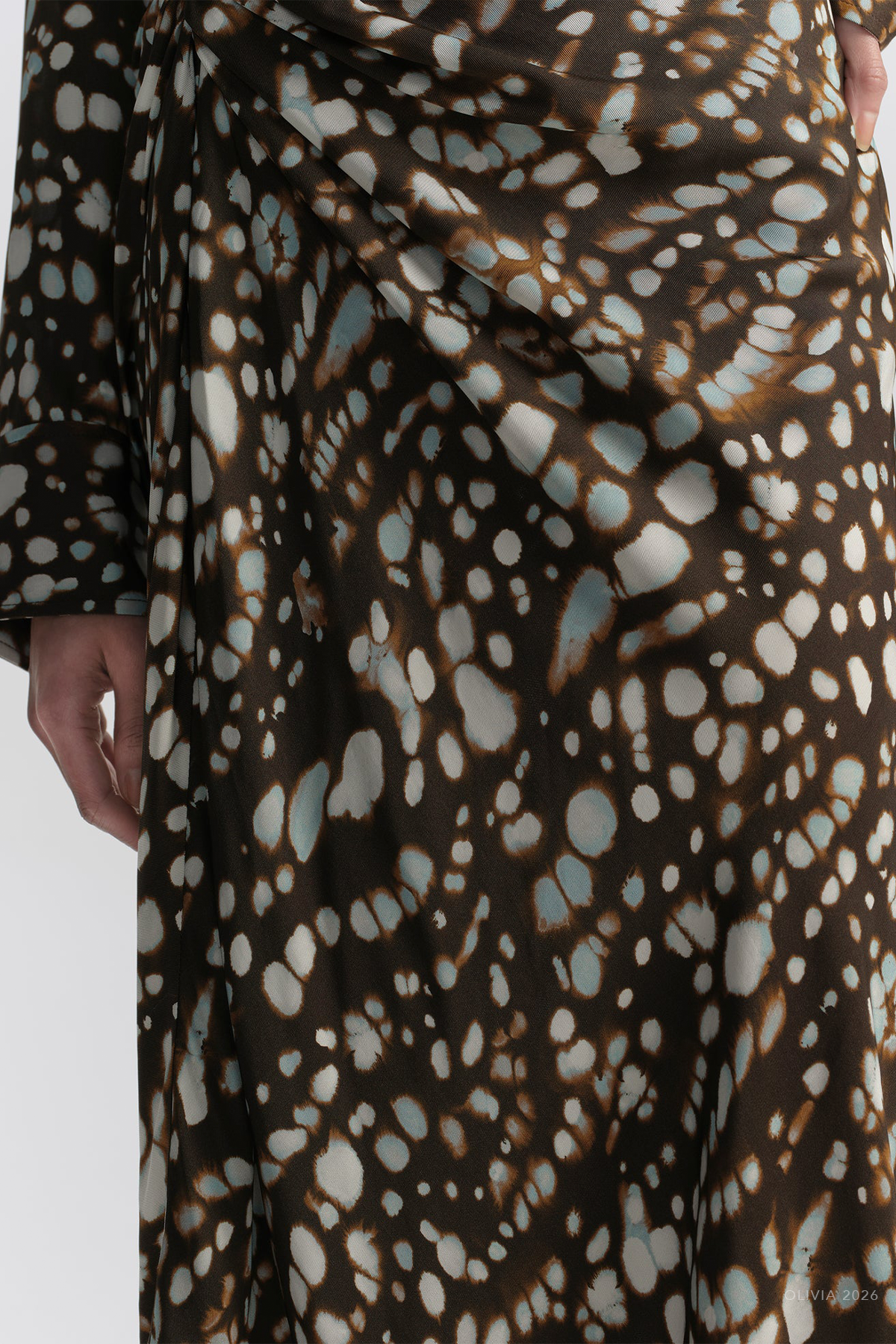 Jean Midi Skirt in Ganache Multi