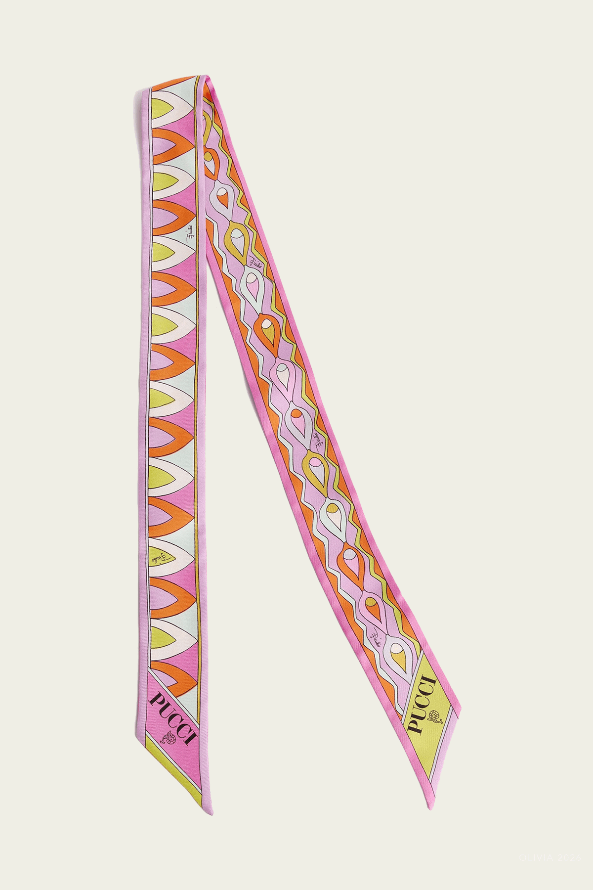 Angoli Mixed-Print Silk Twill Scarf in Multicolor - shop-olivia.com