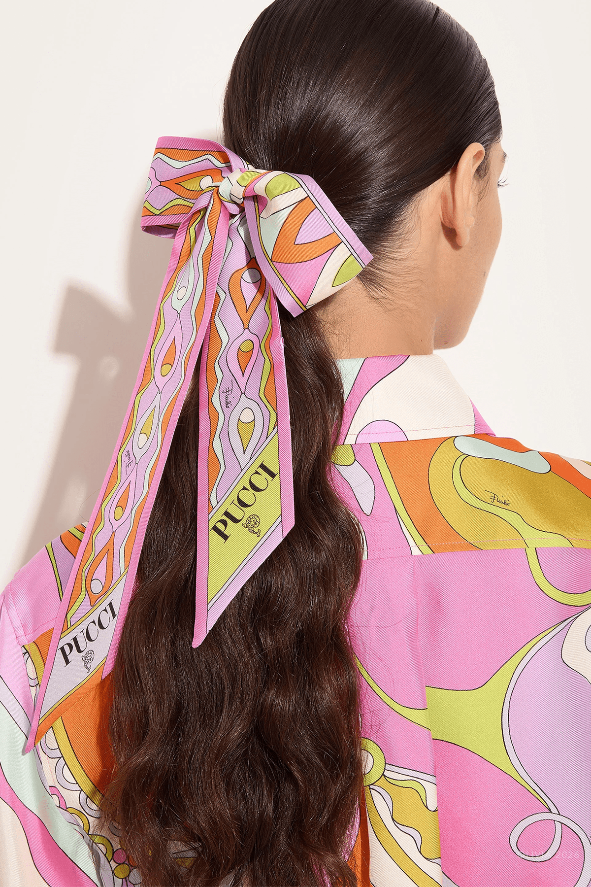 Angoli Mixed-Print Silk Twill Scarf in Multicolor - shop-olivia.com