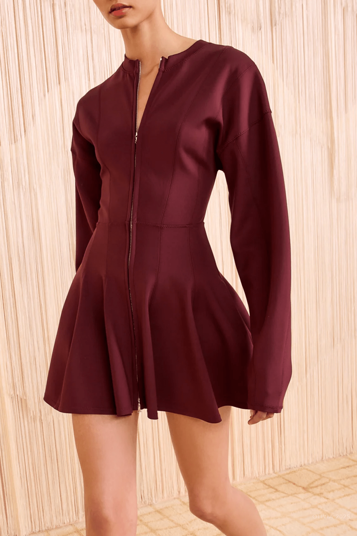 Ansel Mini Dress in Mahogany - shop - olivia.com