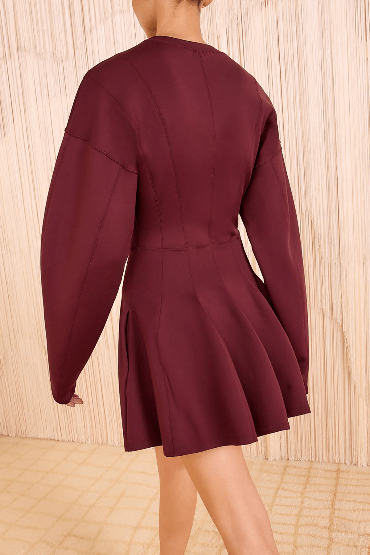 Ansel Mini Dress in Mahogany - shop - olivia.com