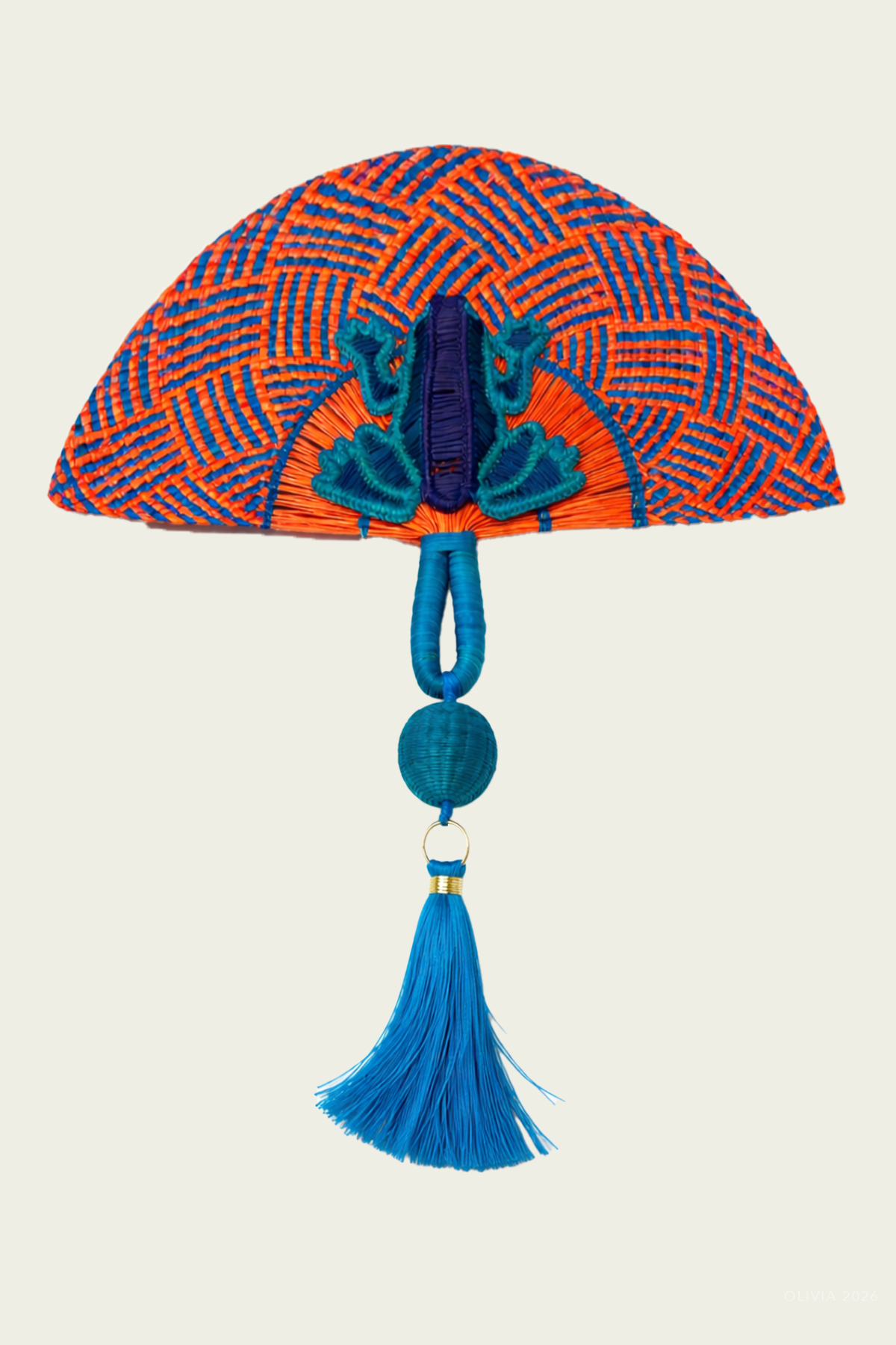 Aqua Frog Fan - shop - olivia.com