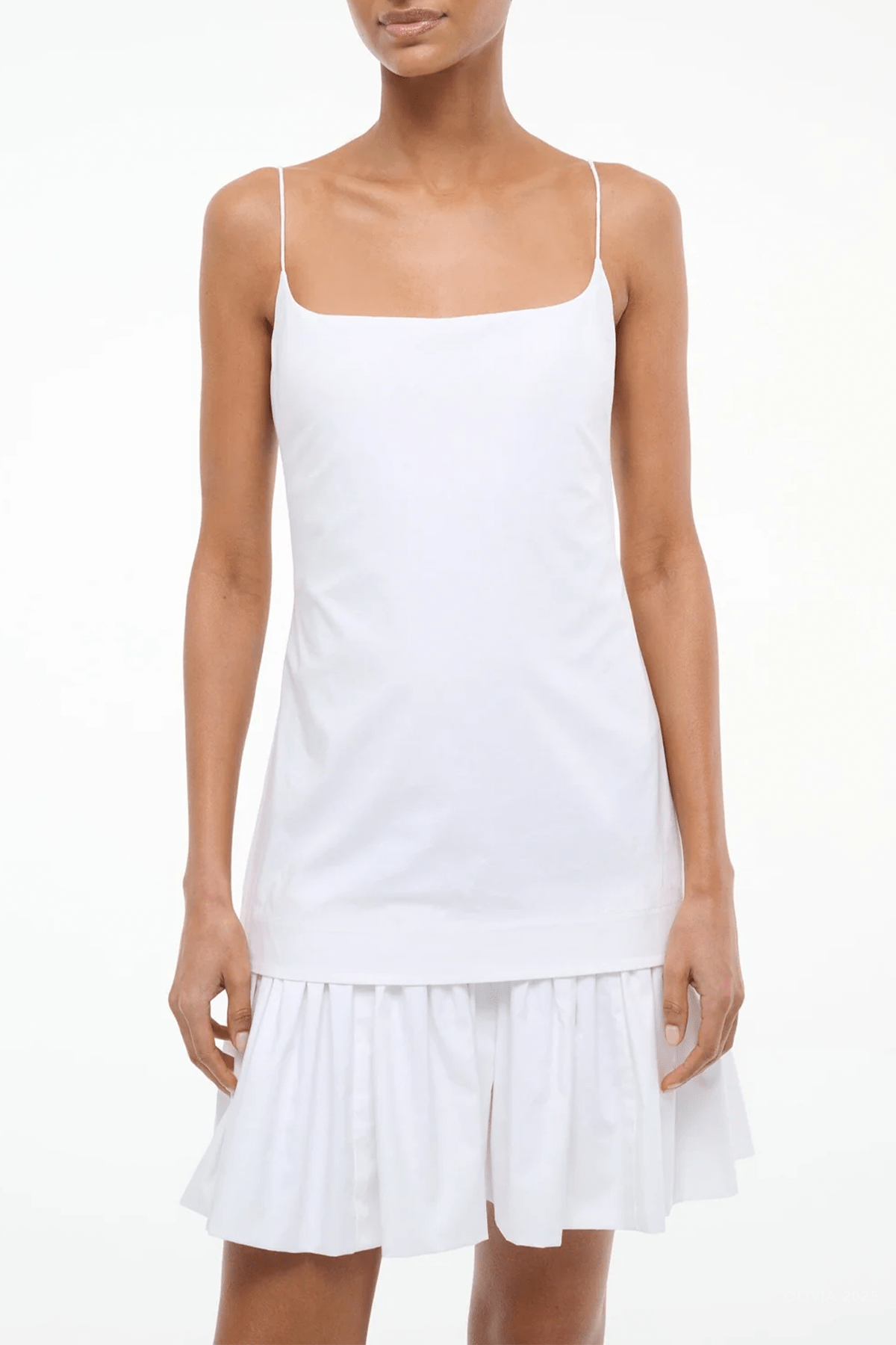 Ari Mini Dress in White - shop - olivia.com