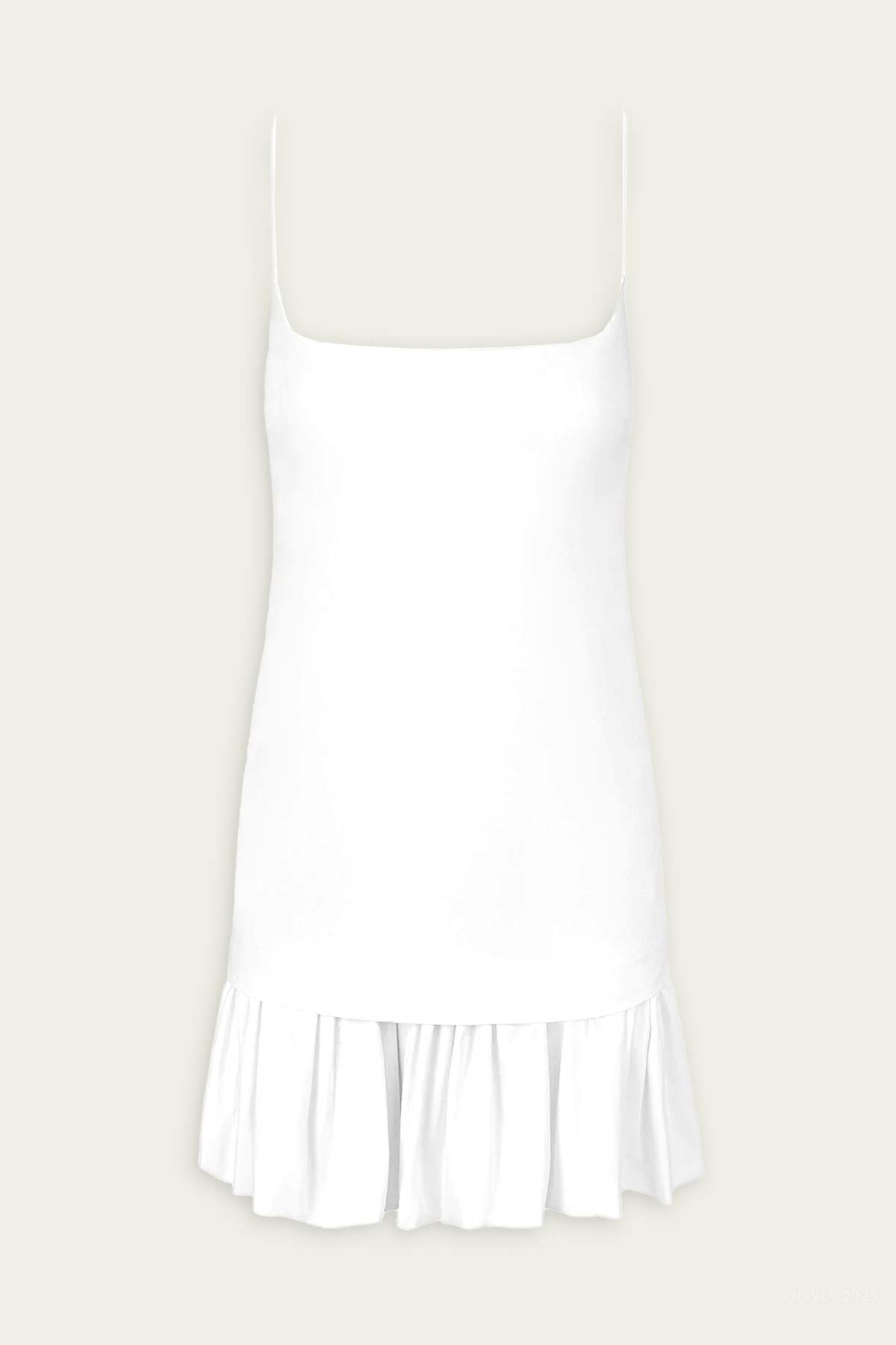 Ari Mini Dress in White - shop - olivia.com