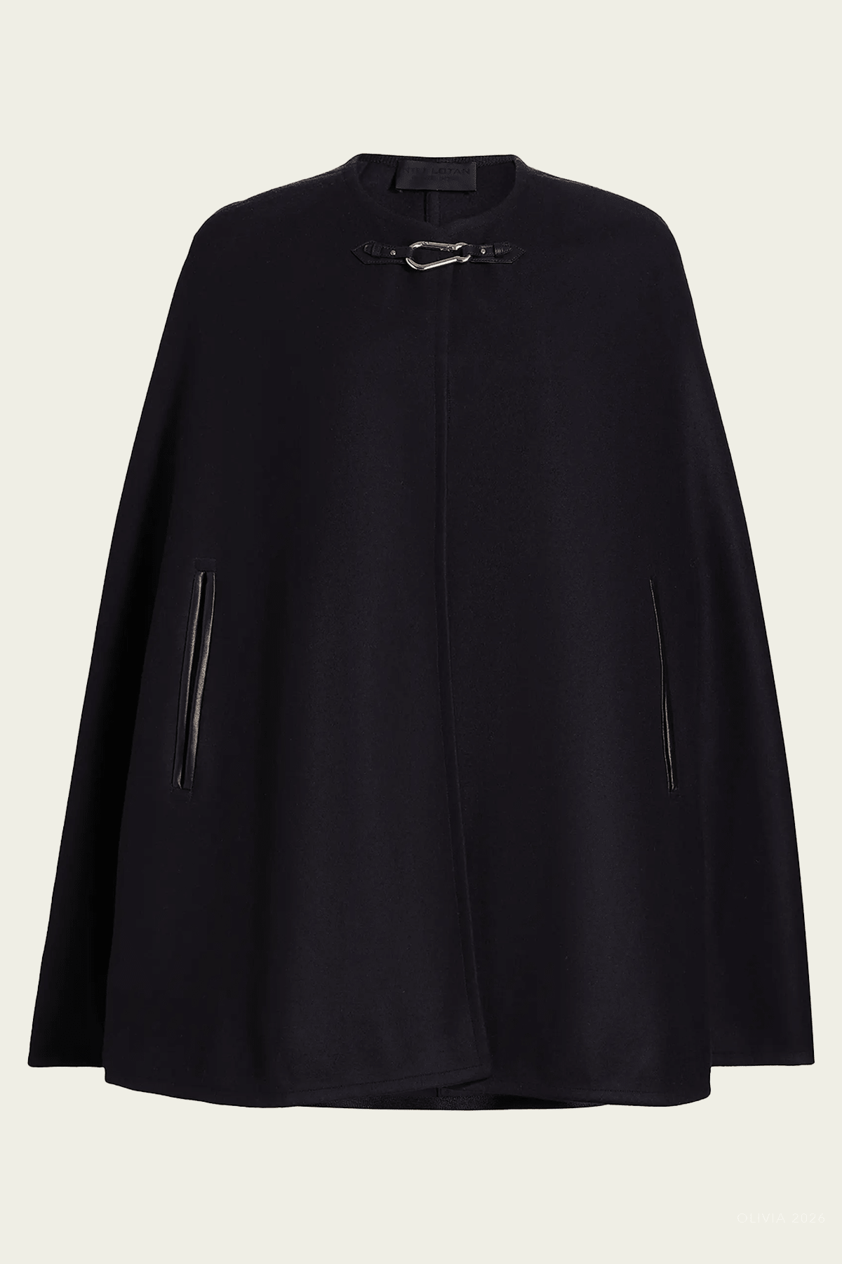 Arianna Cape in Black - shop - olivia.com