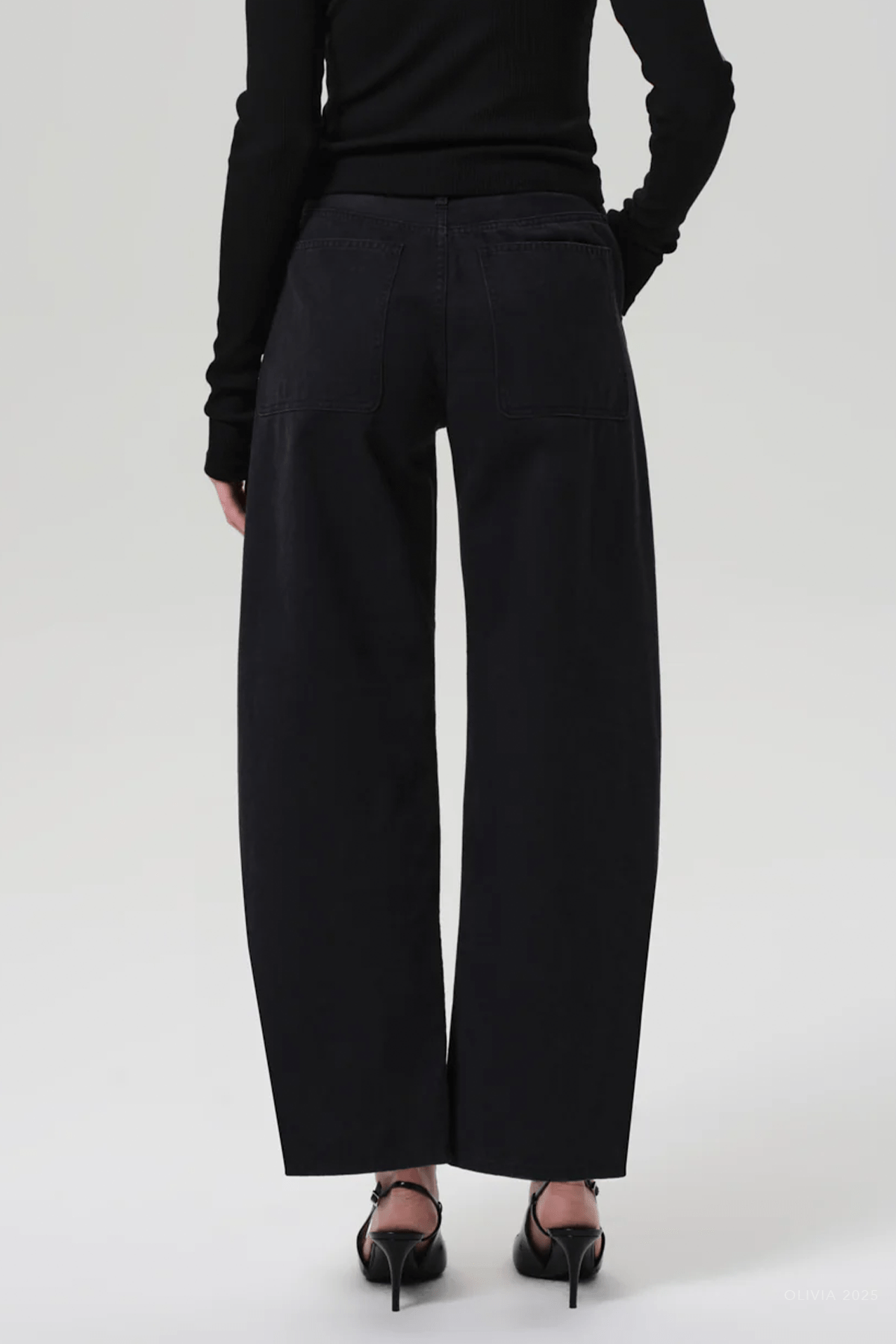 Ayla Cargo in Washed Black - shop - olivia.com