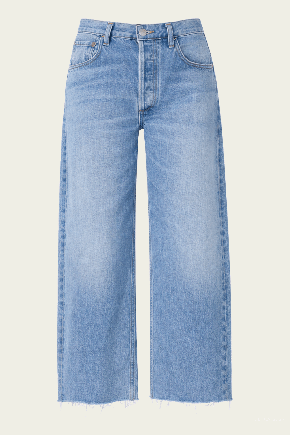 Ayla Raw Hem Crop in Honour - shop - olivia.com