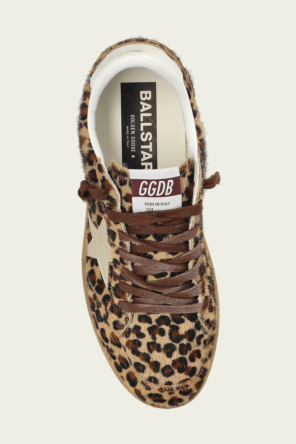 Ball - Star 2 Leopard Horsy Leather Sneaker - shop - olivia.com