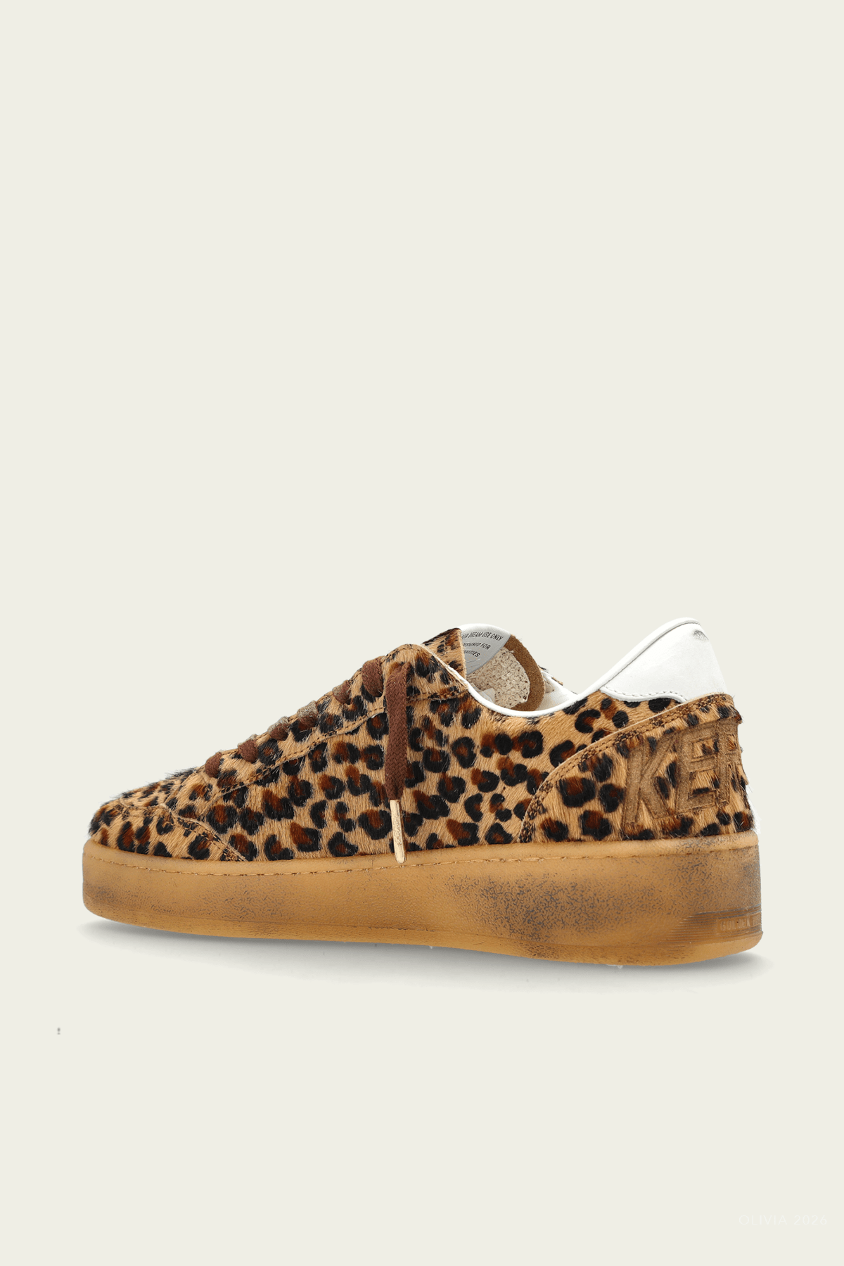 Ball - Star 2 Leopard Horsy Leather Sneaker - shop - olivia.com