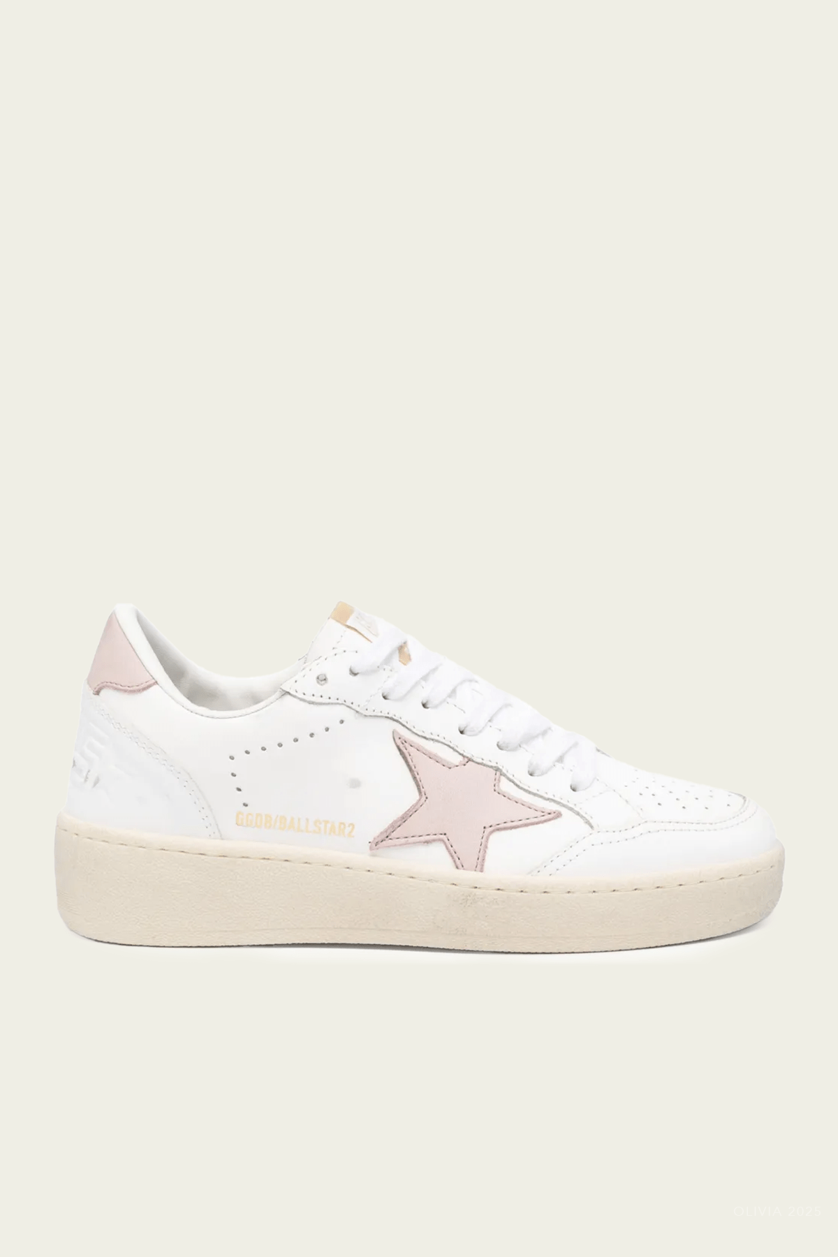 Ball-Star 2 White Pink Leather Sneaker Ball-Star 2 White Pink Leather Sneaker
