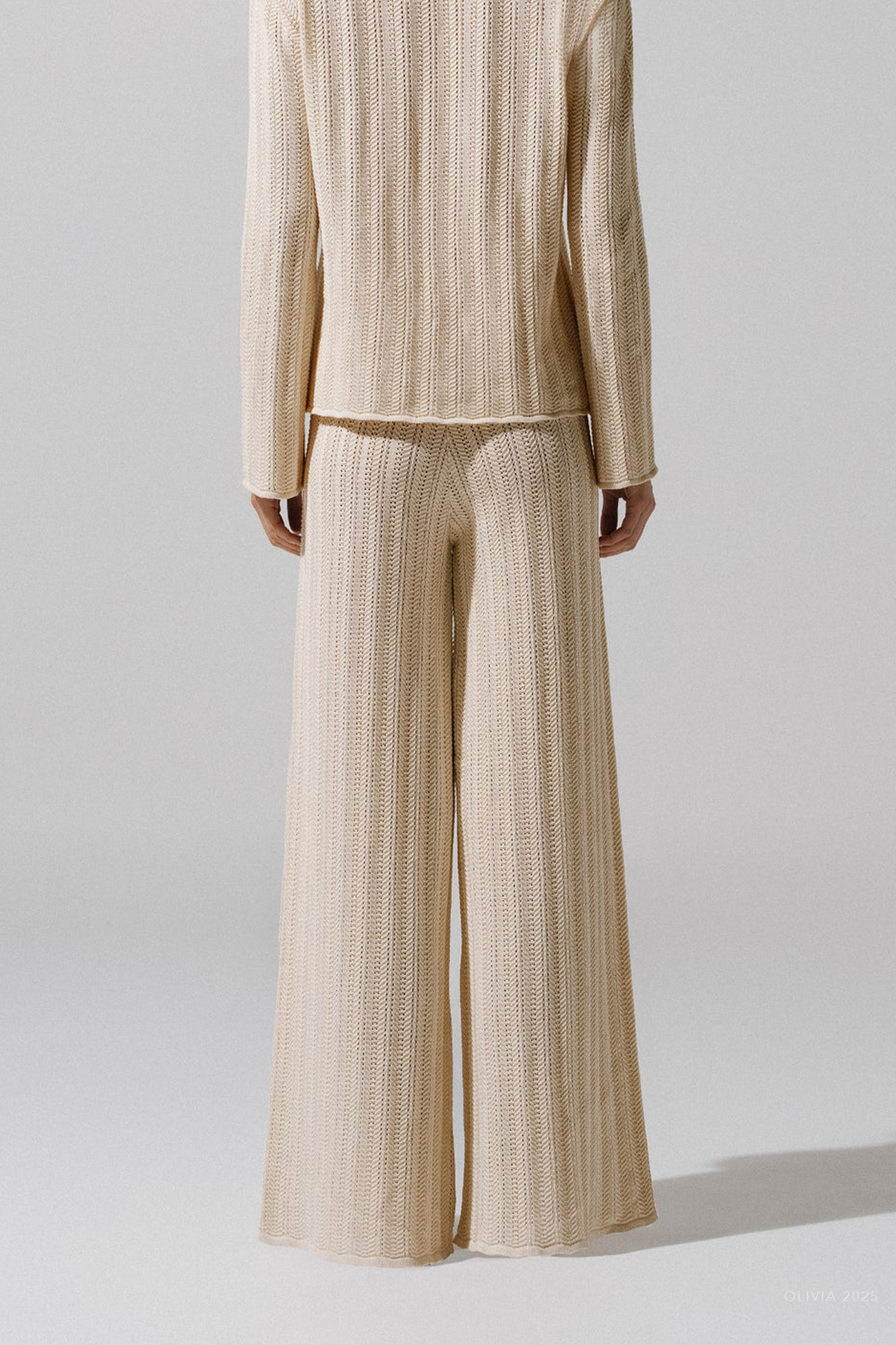 Corsica Pant in Ivory