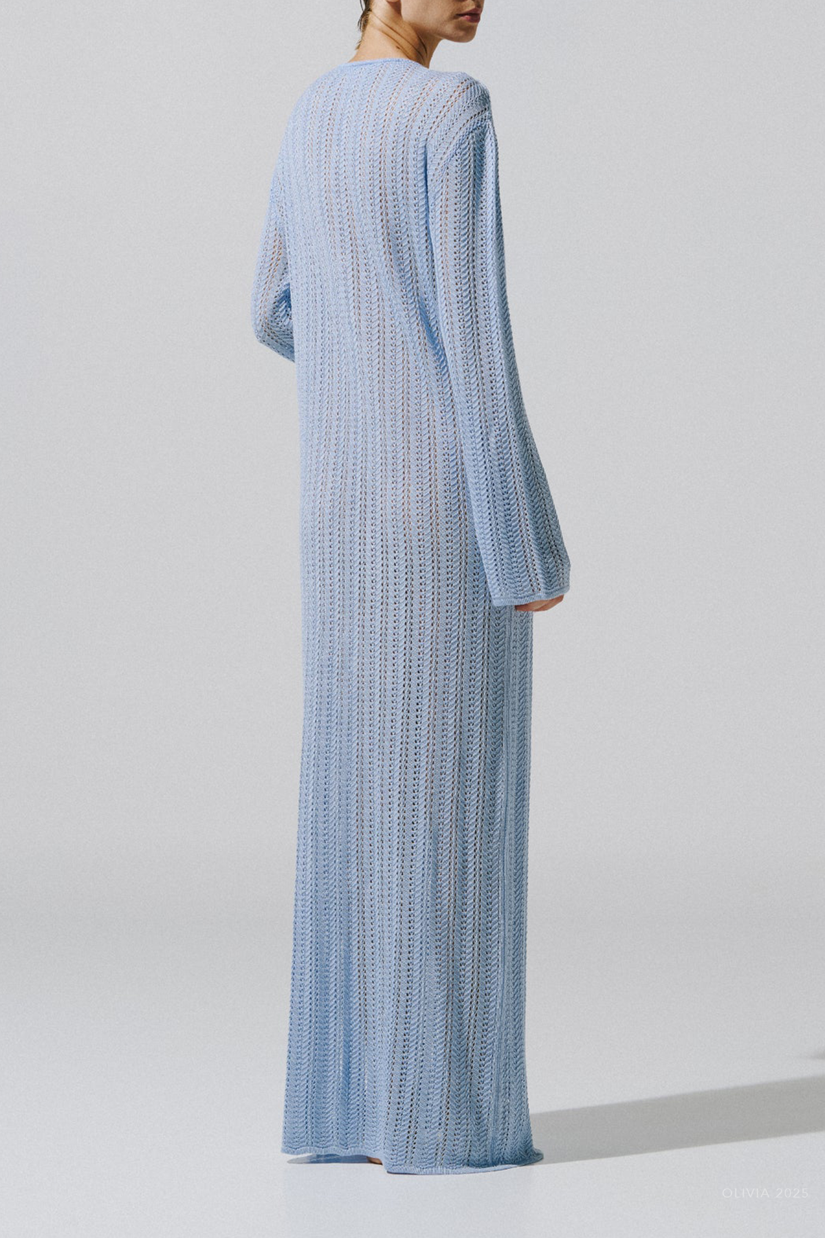Mamu Maxi Dress in Baby Blue