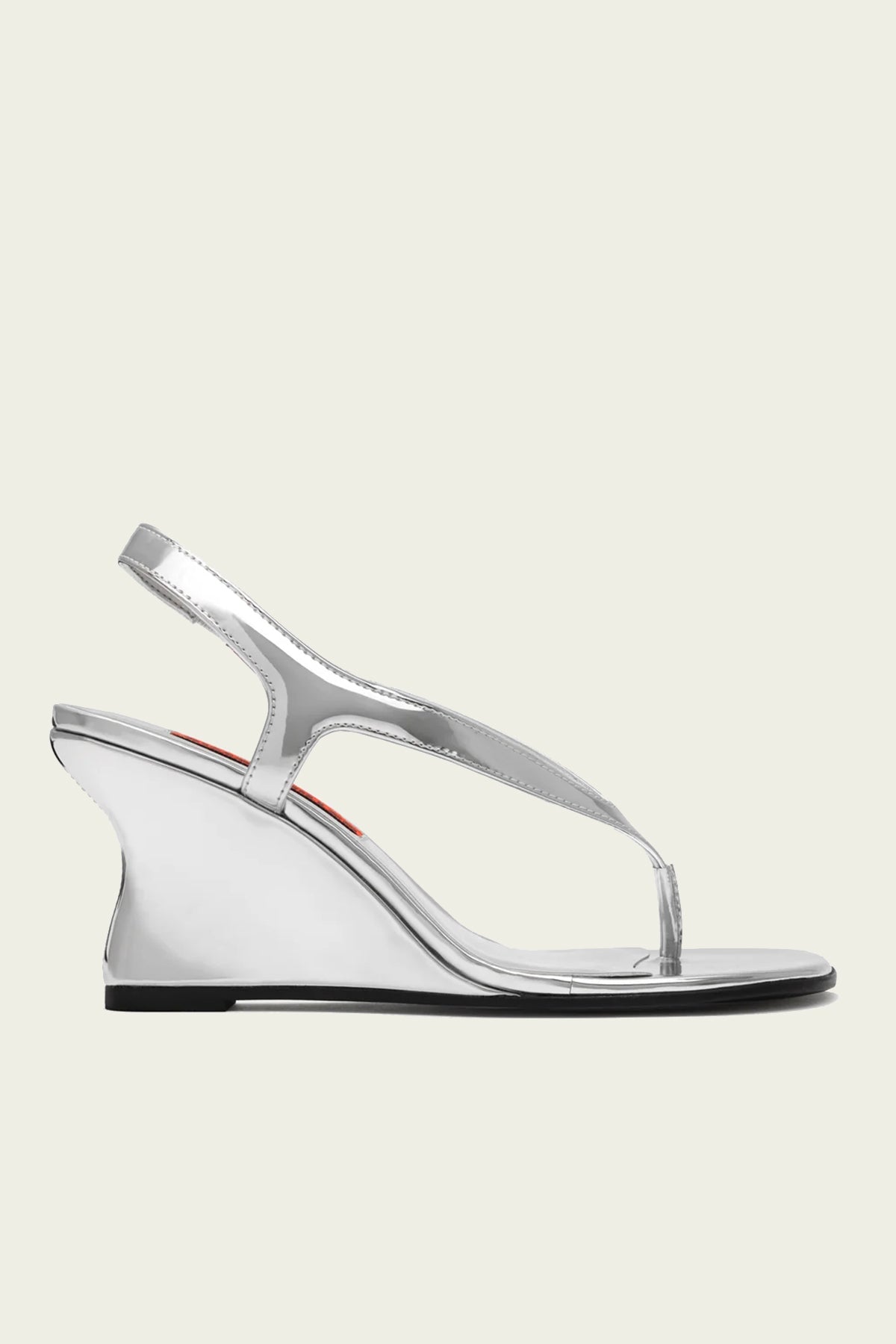 Beep Thong Wedge in Silver - shop - olivia.com