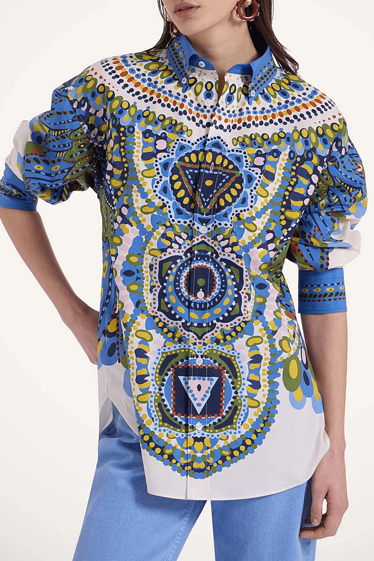 Better Than You Boyfriend's Shirt in Chakra Placee - shop - olivia.com