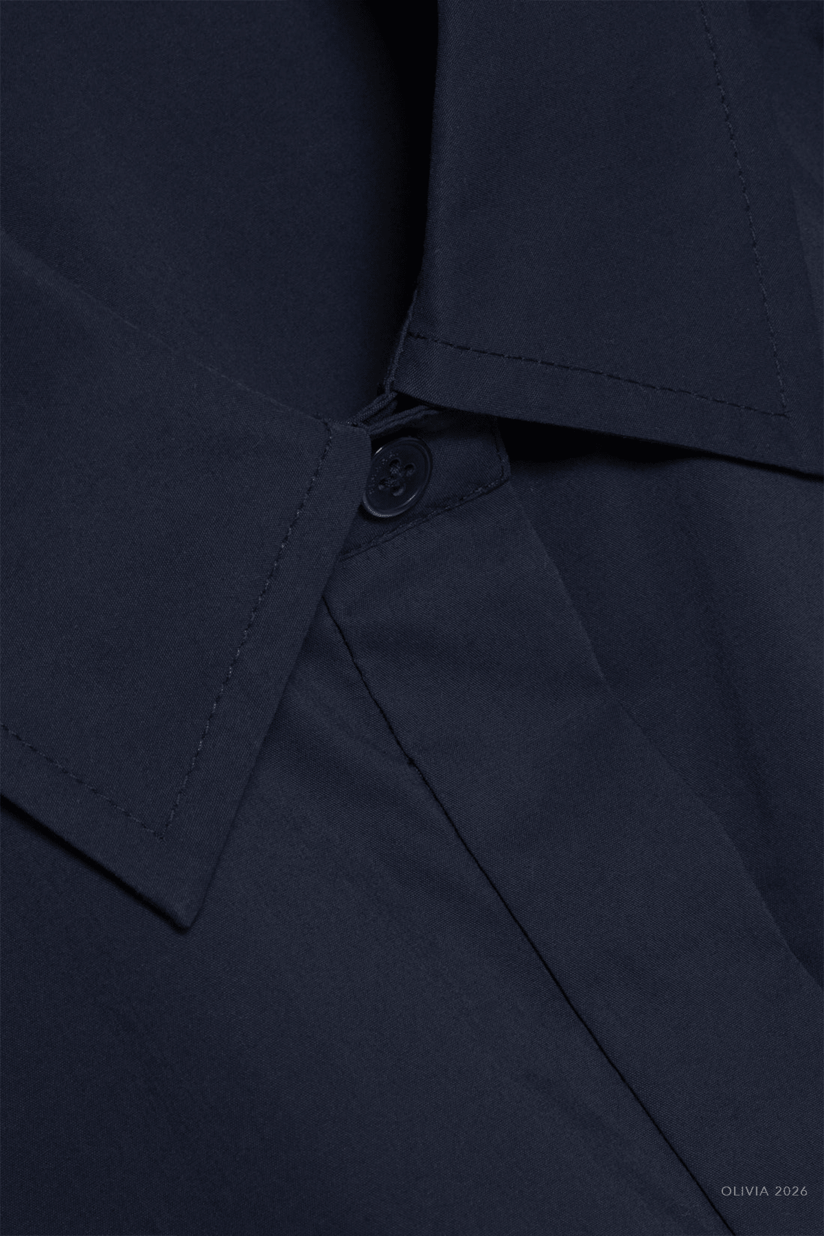 Blair Cotton Shirt in Midnight - shop-olivia.com