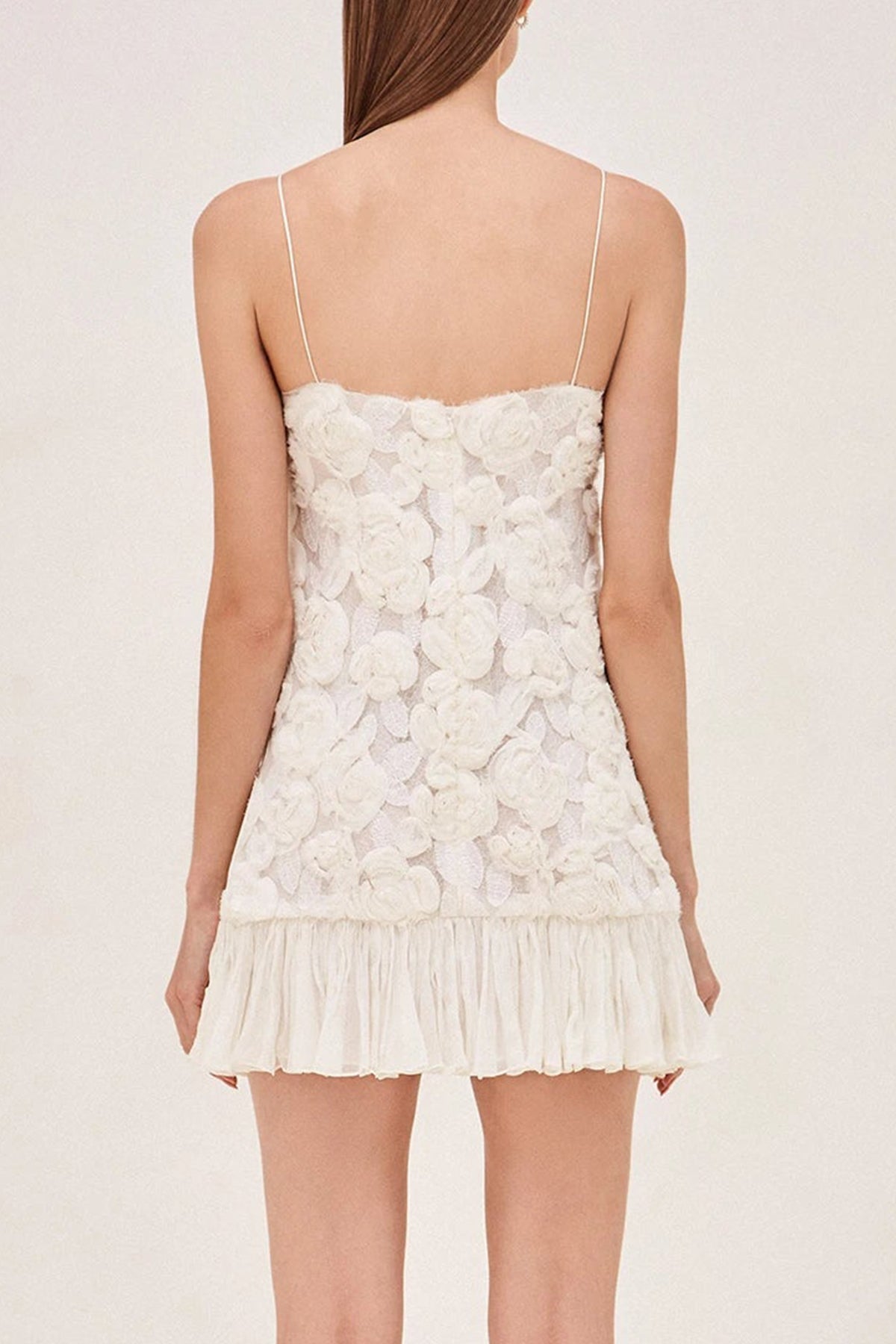 Blanc Mini Dress in Ivory - shop-olivia.com