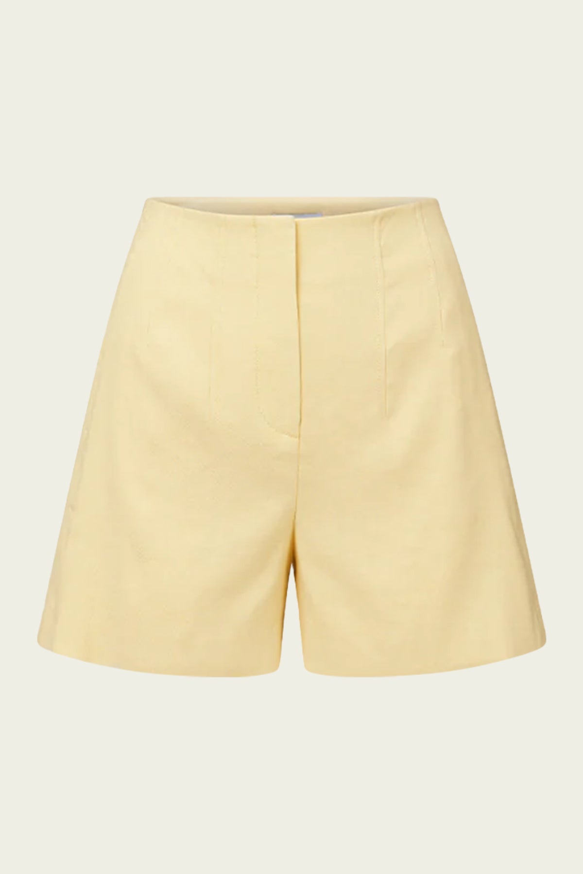 Brit Stretch - Linen Short in Chamomile - shop - olivia.com