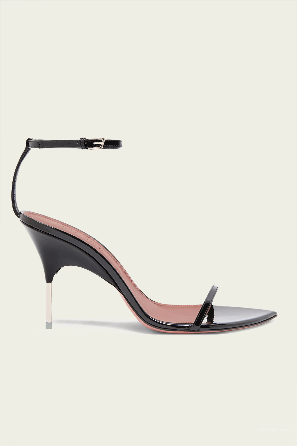 Bruna Sandal in Black Patent - shop - olivia.com
