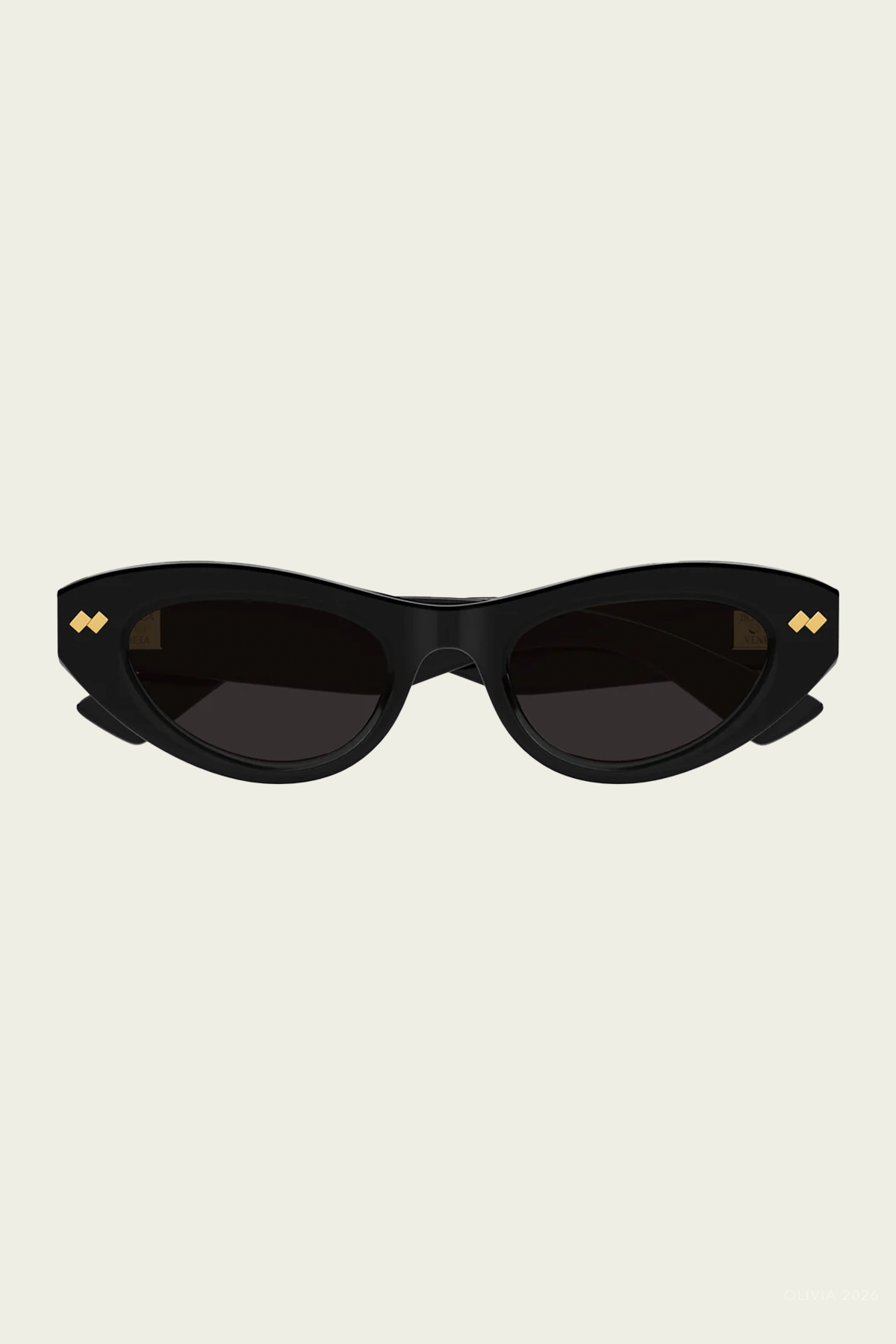 Cat Eye Sunglasses in Black Grey