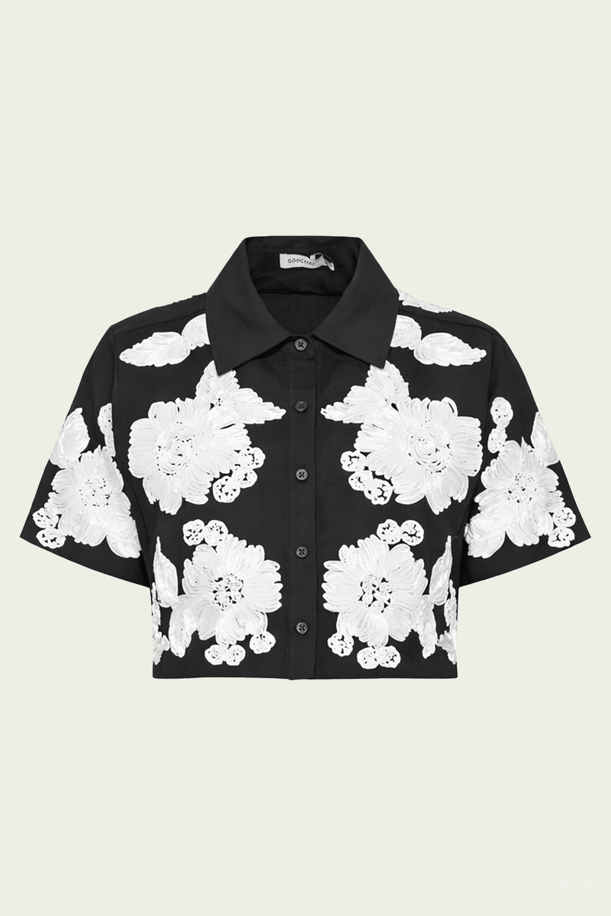 Callie Camp Shirt in Black Multi - shop - olivia.com