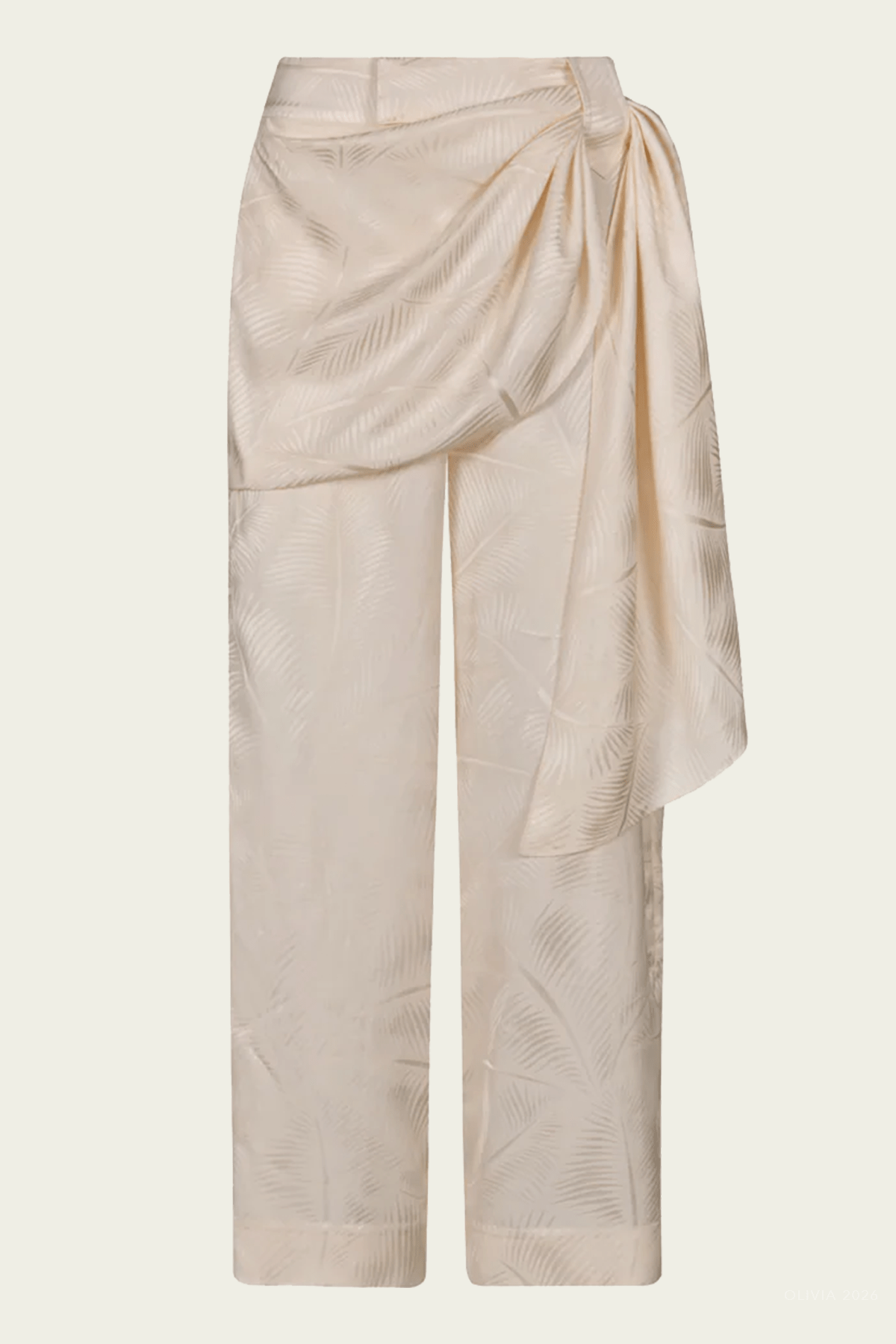 Calma Pant in Ecru - shop - olivia.com