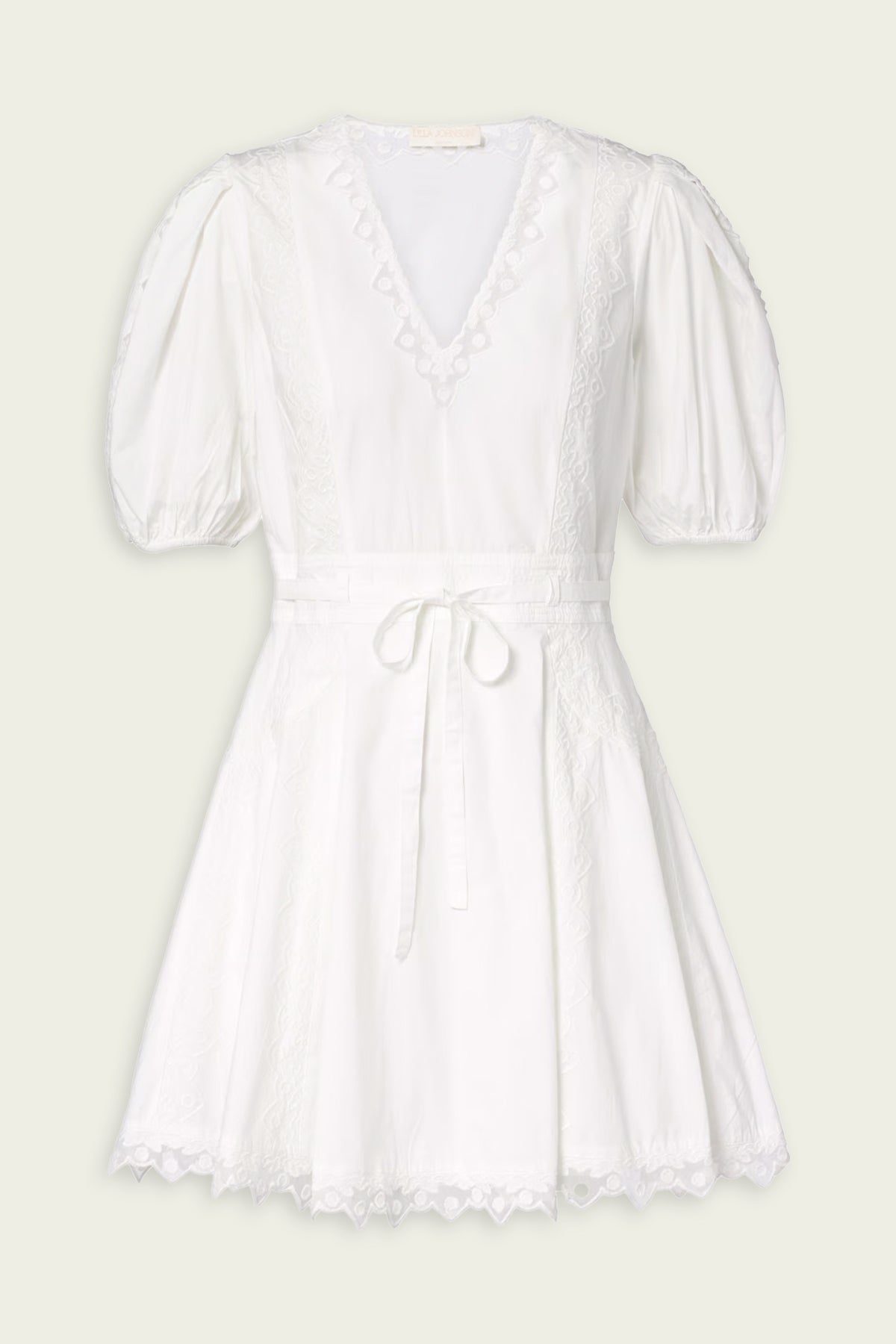 Camila Short Sleeve Mini Dress in Pristine - shop - olivia.com